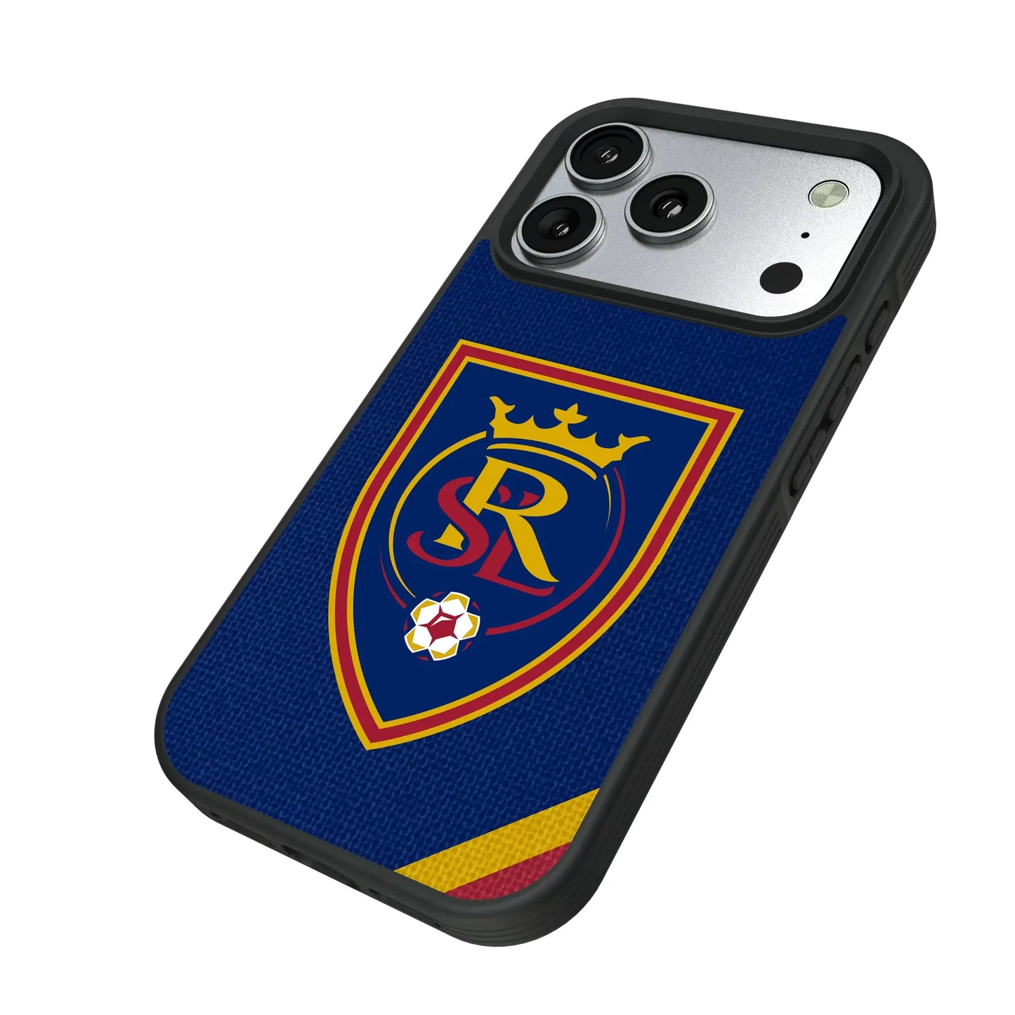 Real Salt Lake Diagonal Stripe Bump Phone Case for Apple iPhone