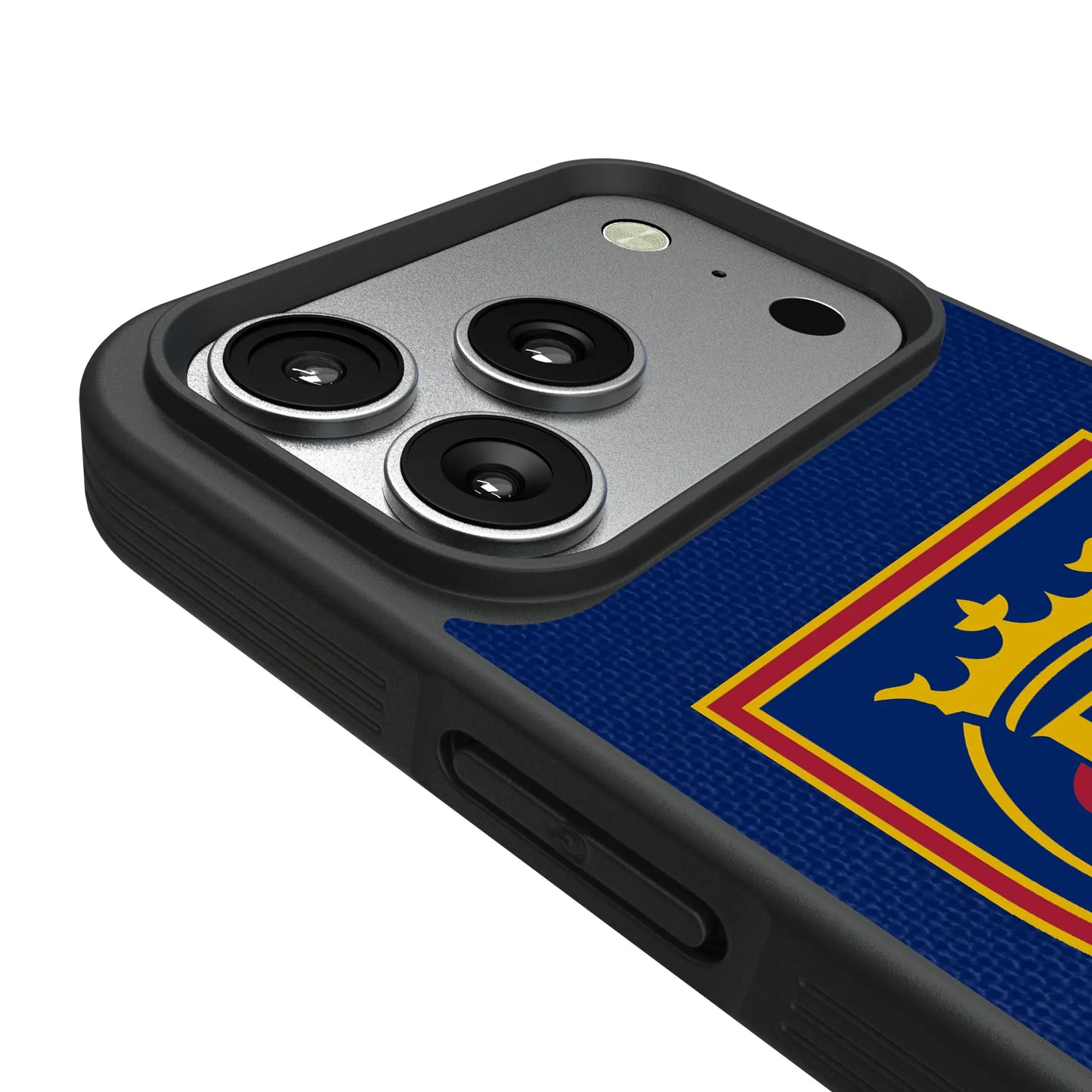 Real Salt Lake Diagonal Stripe Bump Phone Case for Apple iPhone