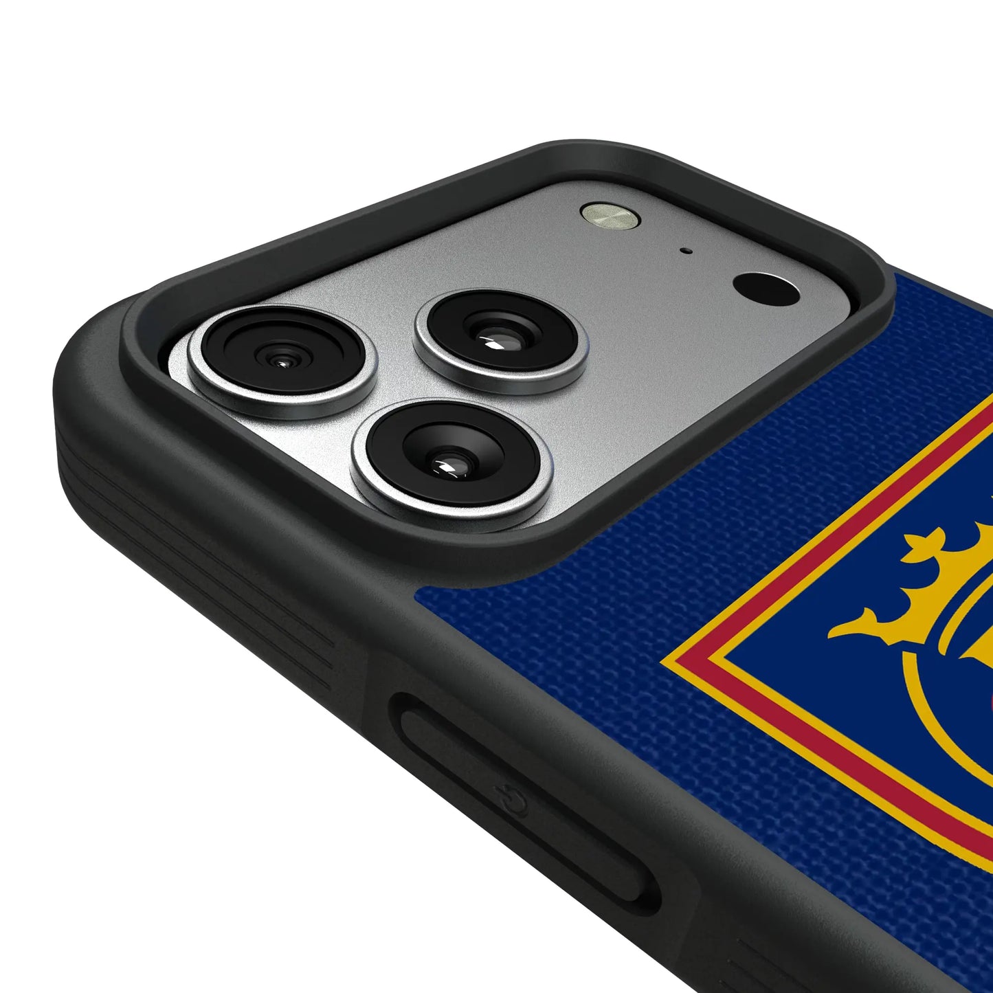 Real Salt Lake Diagonal Stripe Bump Phone Case for Apple iPhone