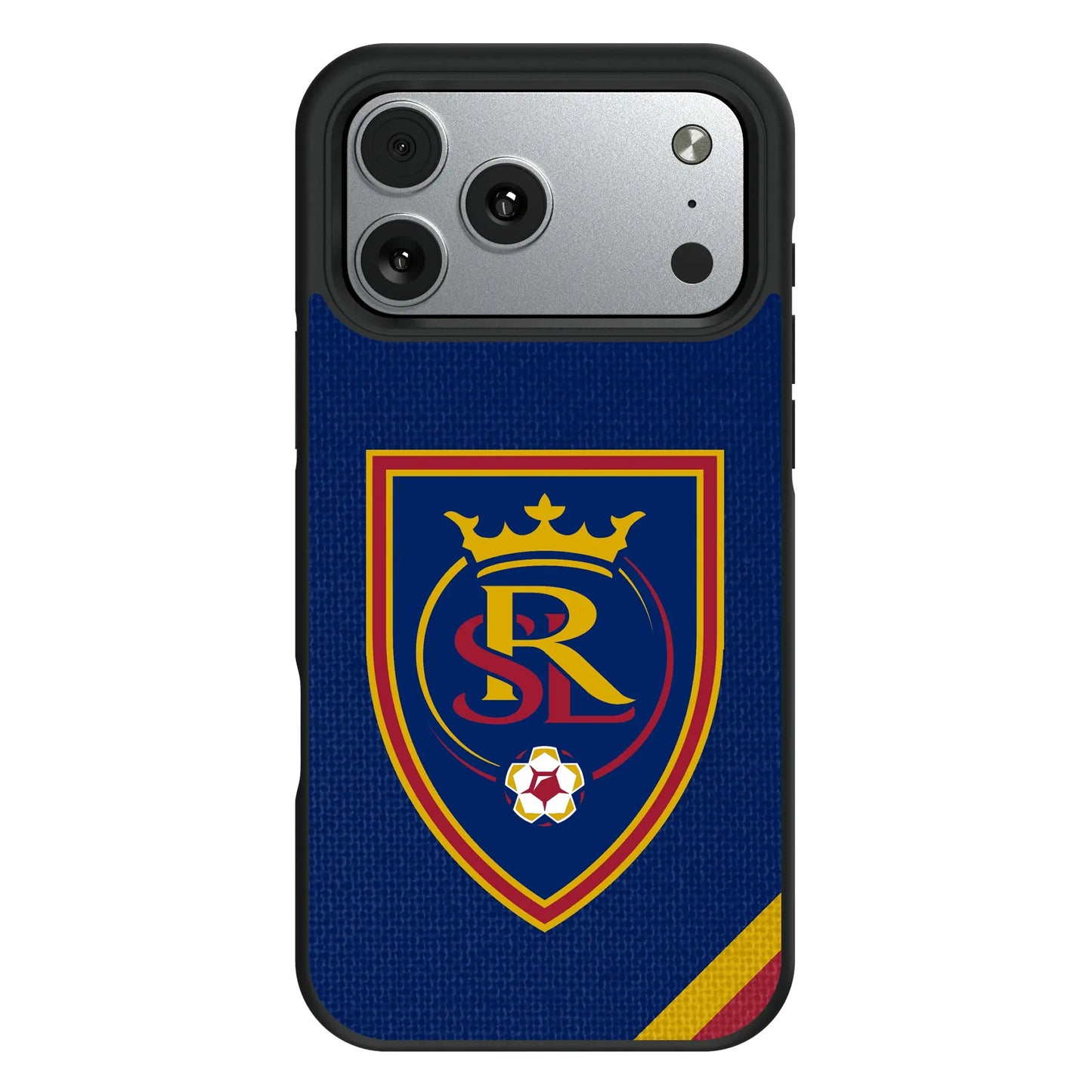 Real Salt Lake Diagonal Stripe Bump Phone Case for Apple iPhone