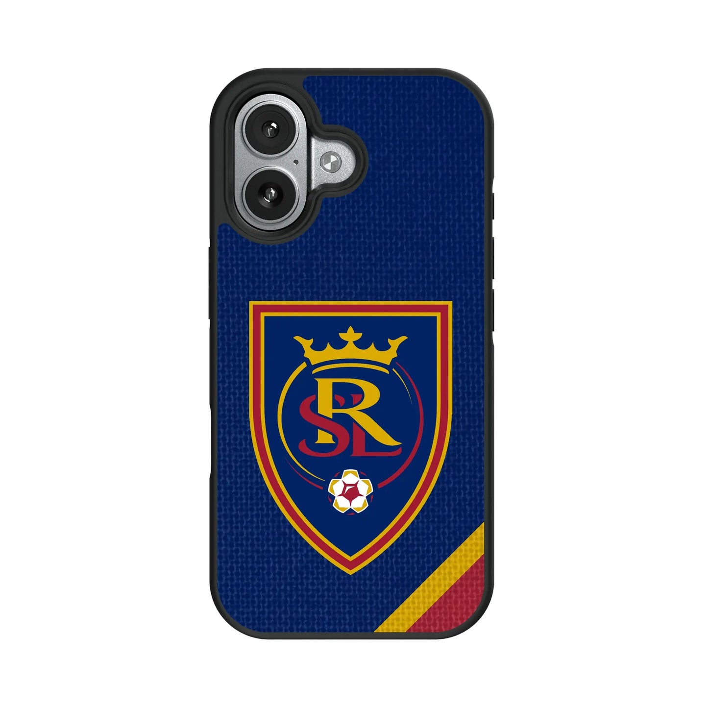 Real Salt Lake Diagonal Stripe Bump Phone Case for Apple iPhone