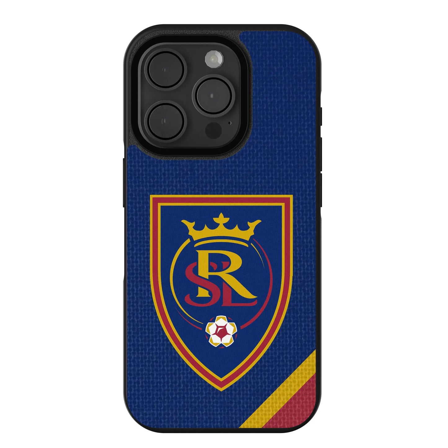 Real Salt Lake Diagonal Stripe Bump Phone Case for Apple iPhone