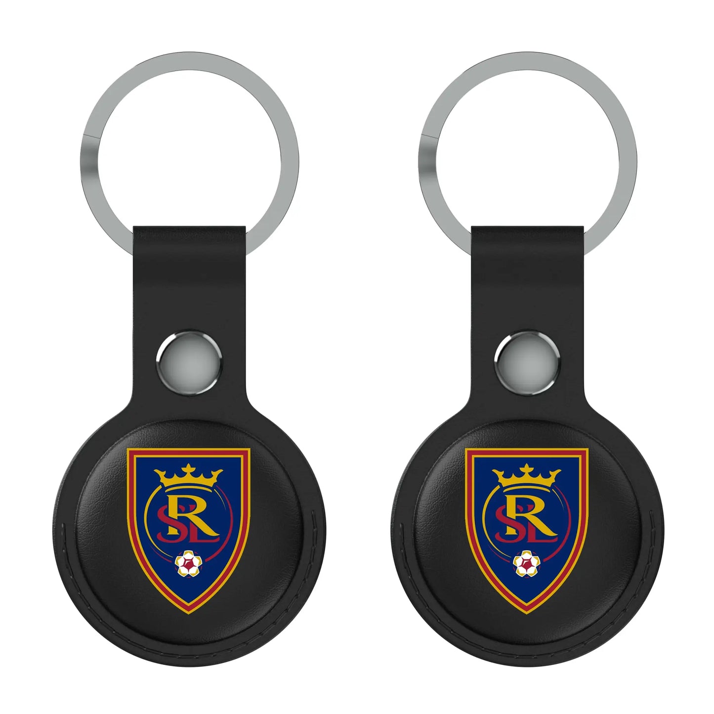 Real Salt Lake Insignia Black Airtag Holder 2-Pack