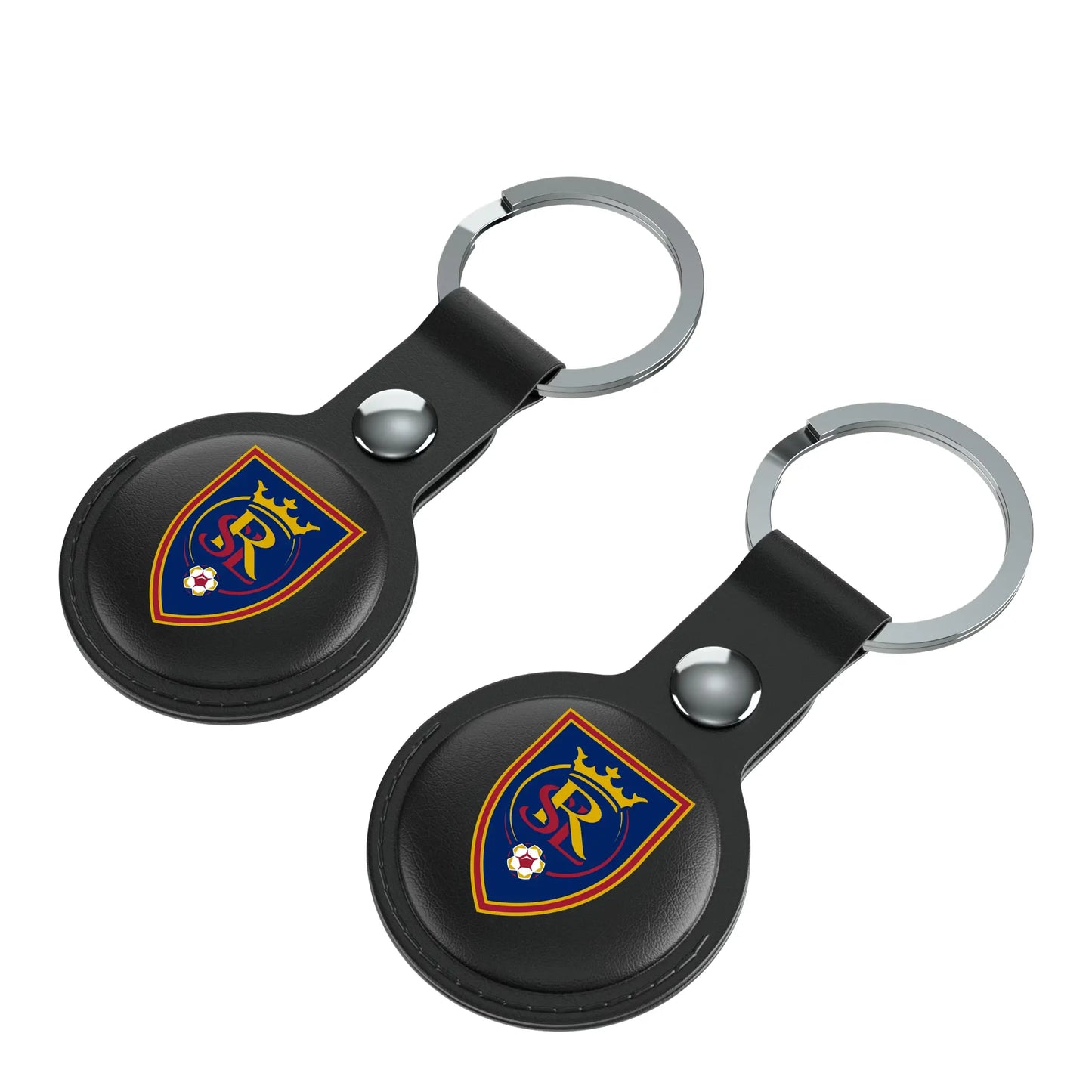 Real Salt Lake Insignia Black Airtag Holder 2-Pack