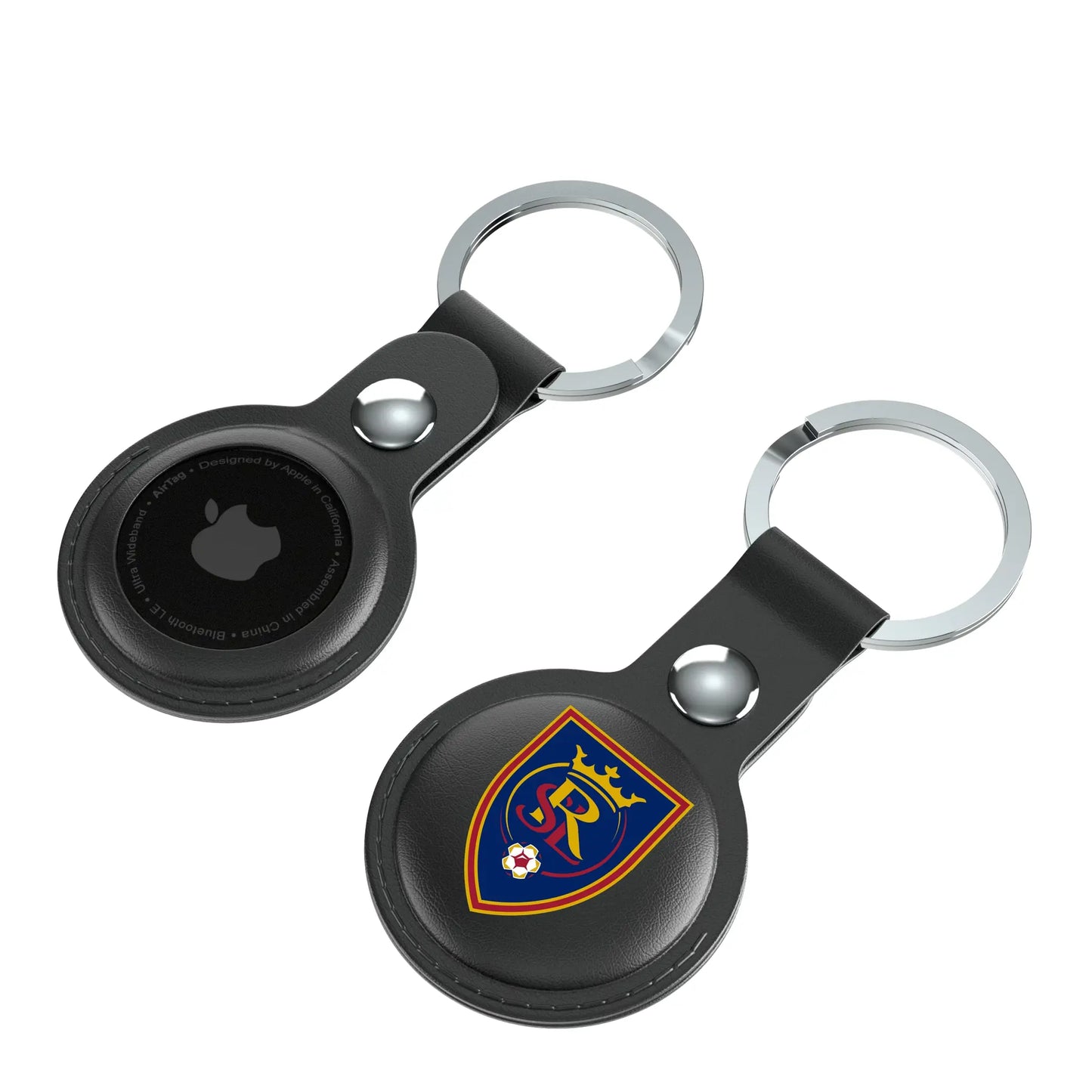 Real Salt Lake Insignia Black Airtag Holder 2-Pack