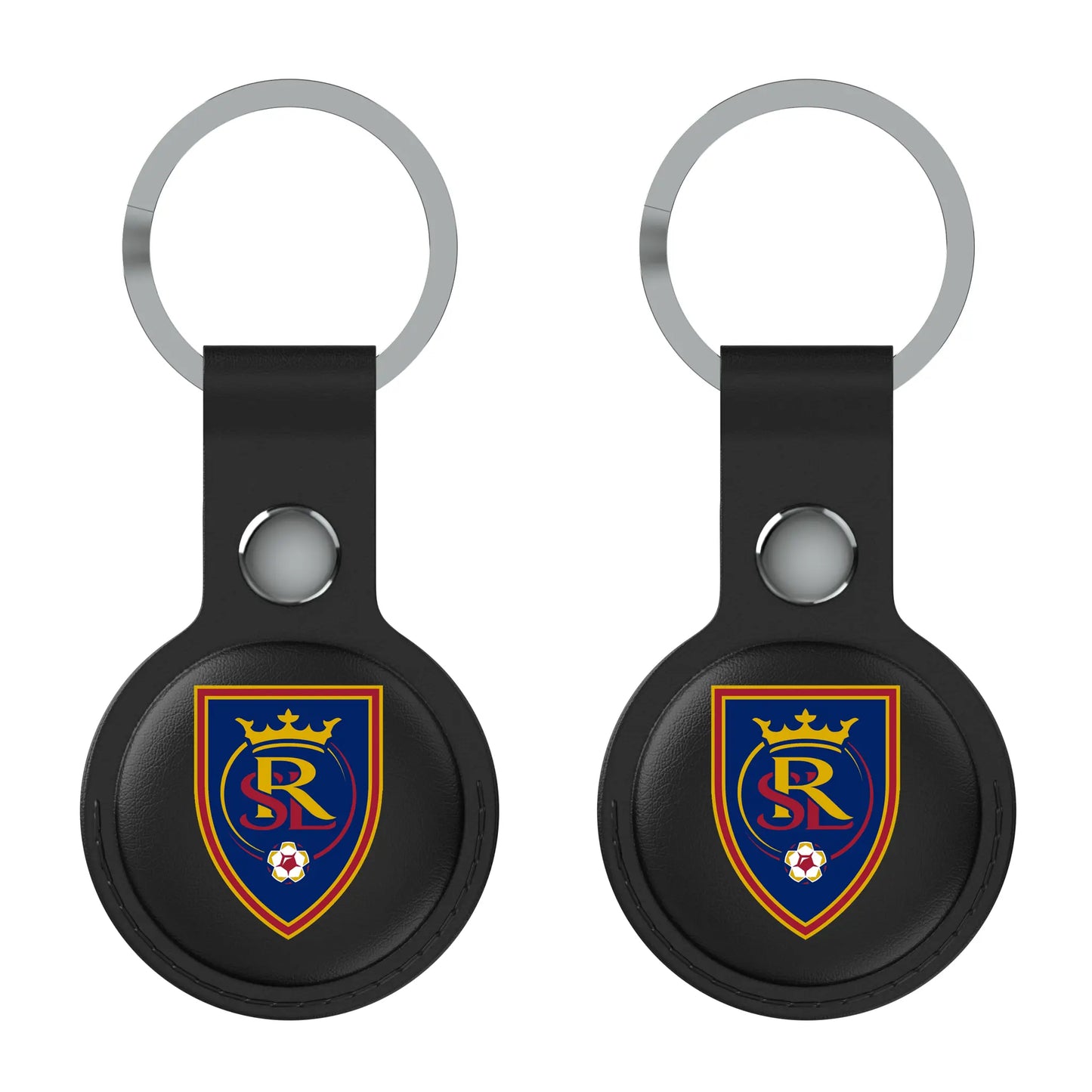 Real Salt Lake Insignia Black Airtag Holder 2-Pack