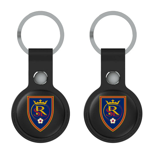 Real Salt Lake Insignia Black Airtag Holder 2-Pack