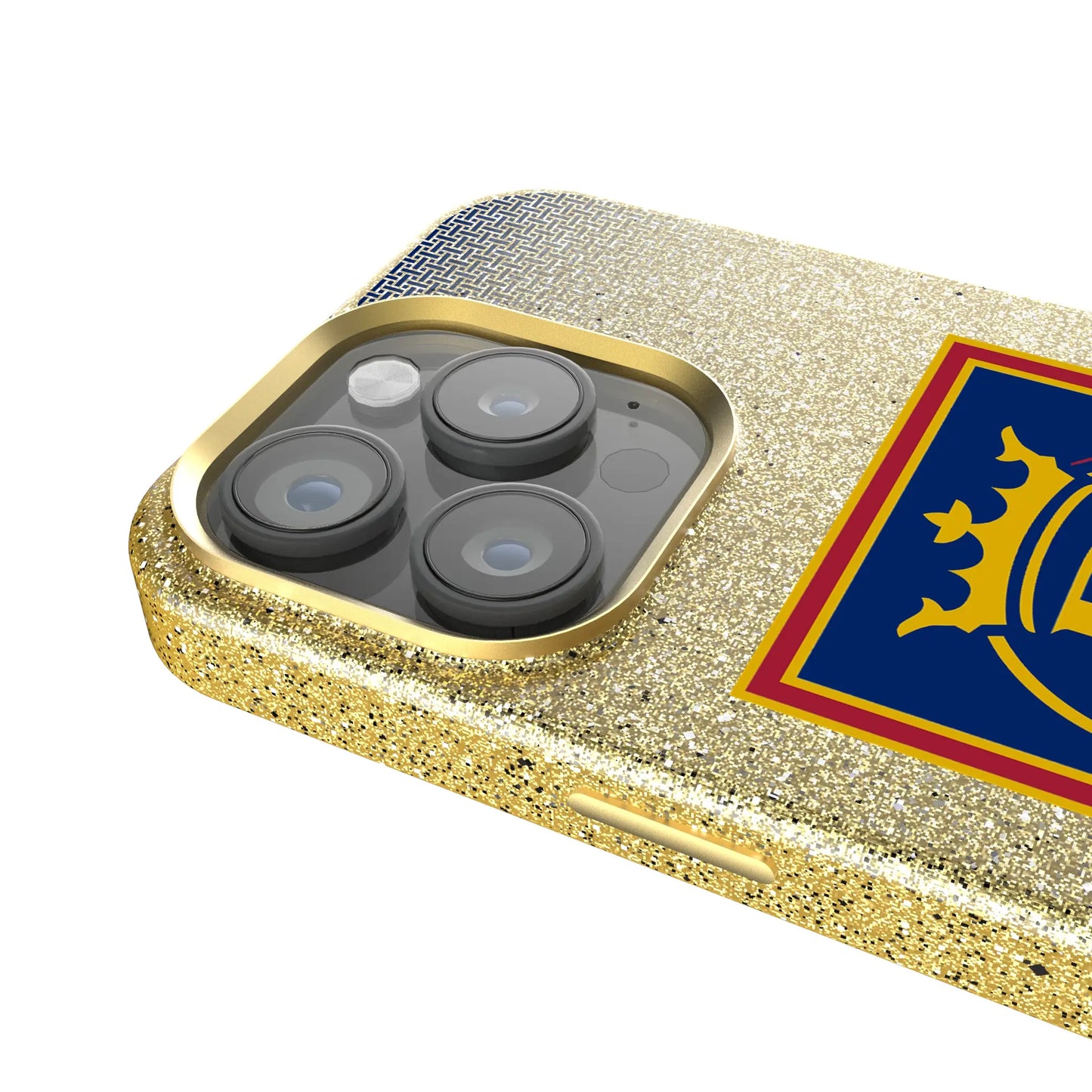 Real Salt Lake Linen Bling Phone Case for Apple iPhone