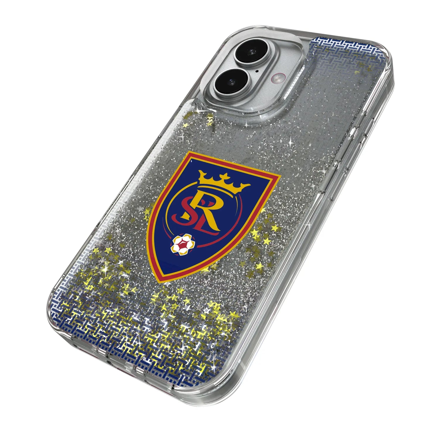 Real Salt Lake Linen Glitter Phone Case for Apple iPhone