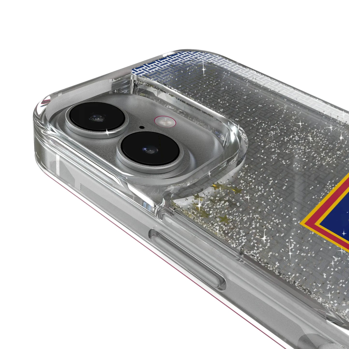 Real Salt Lake Linen Glitter Phone Case for Apple iPhone
