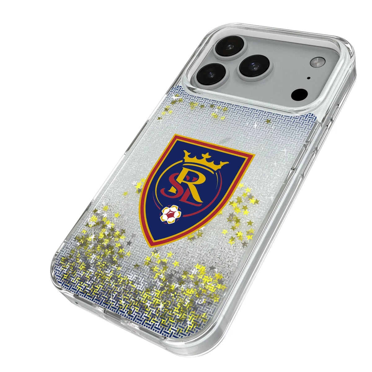 Real Salt Lake Linen Glitter Phone Case for Apple iPhone