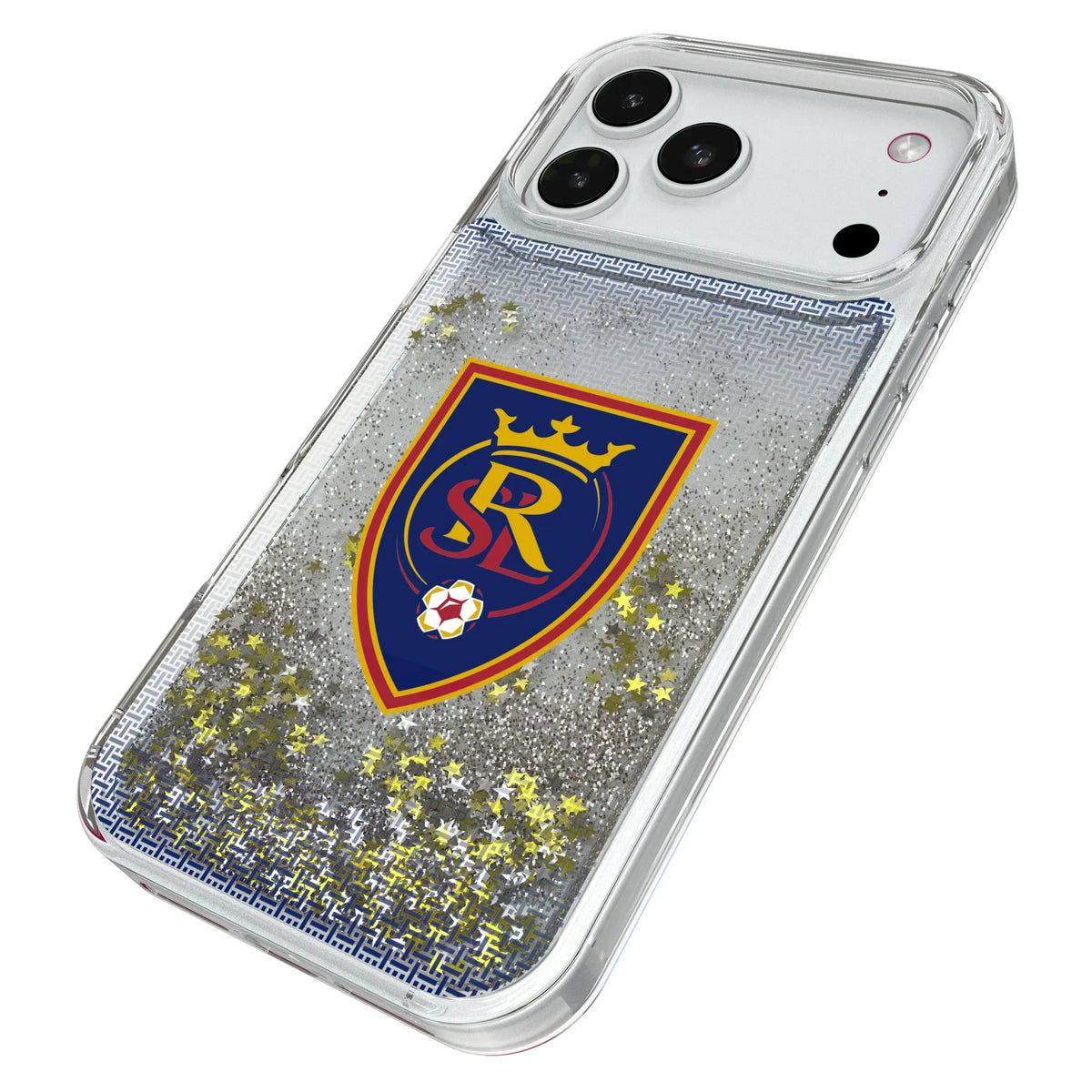 Real Salt Lake Linen Glitter Phone Case for Apple iPhone