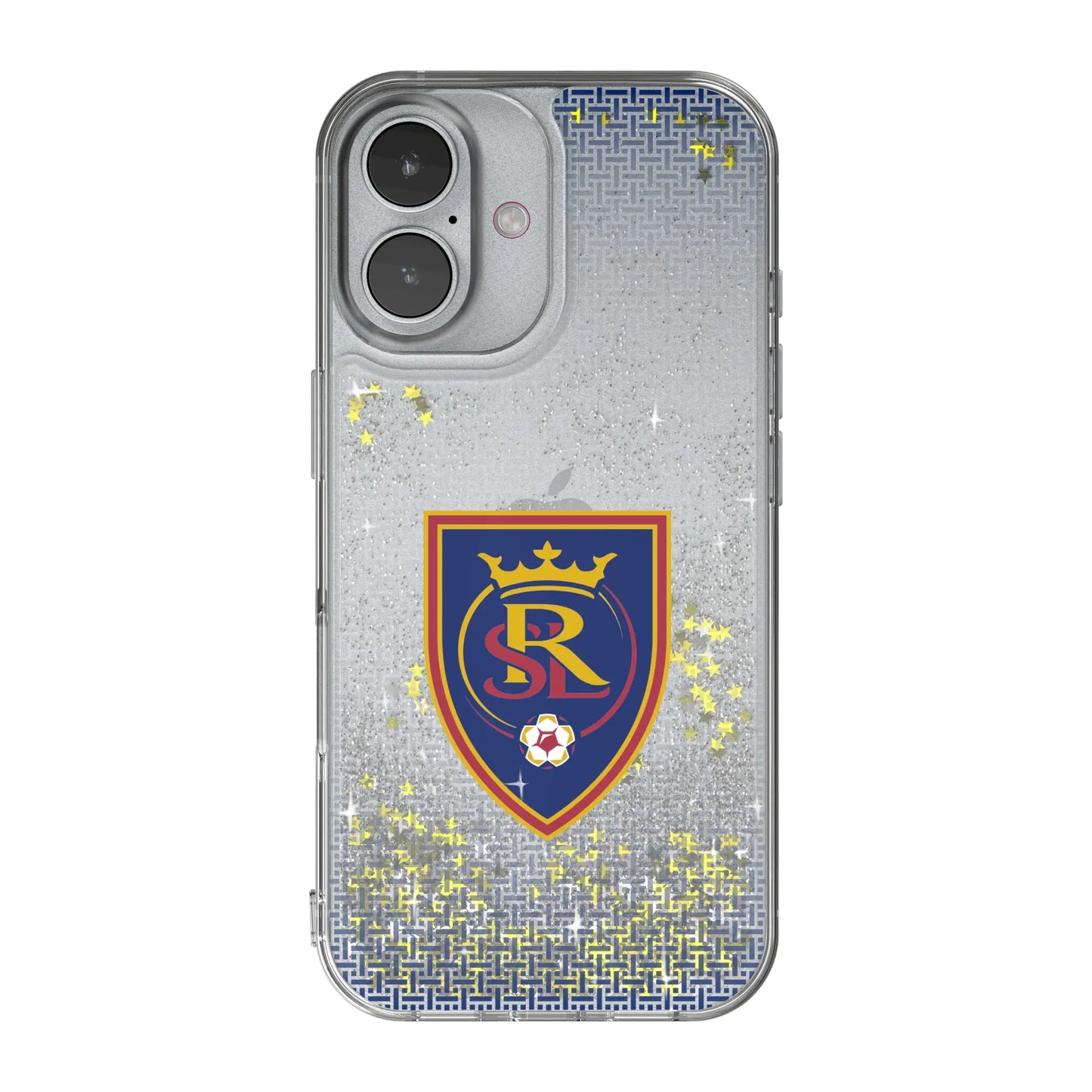 Real Salt Lake Linen Glitter Phone Case for Apple iPhone