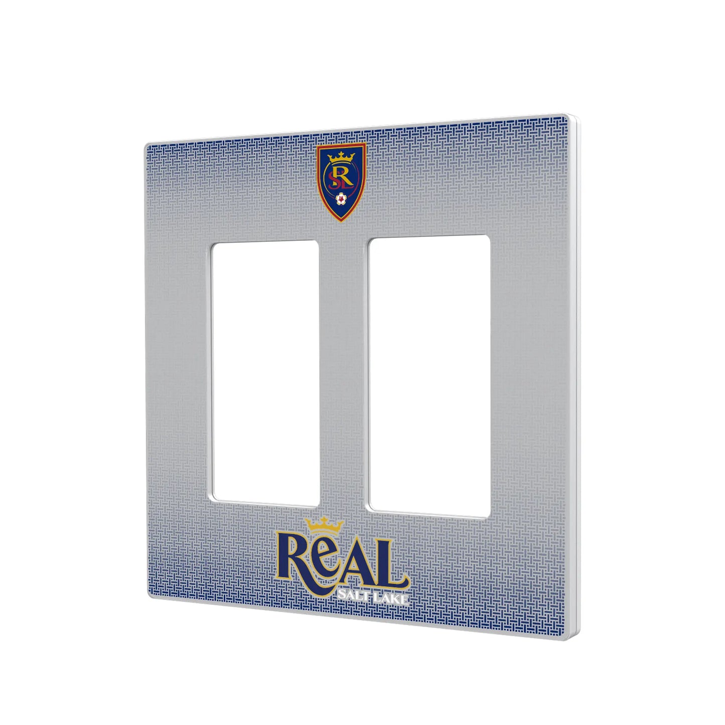 Real Salt Lake Linen Hidden-Screw Light Switch Plate