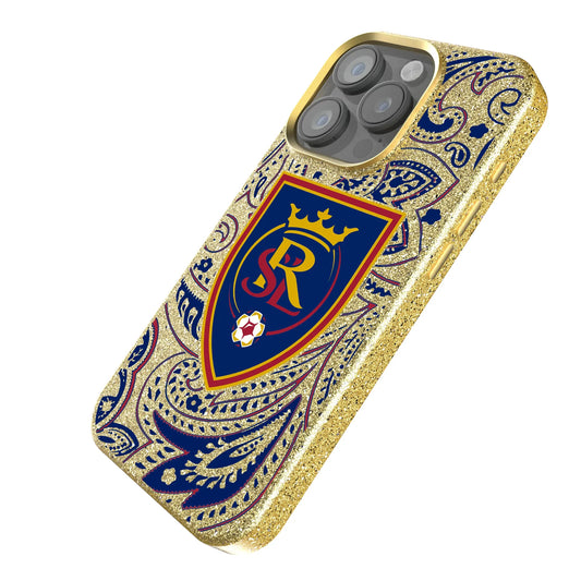 Real Salt Lake Paisley Bling Phone Case for Apple iPhone