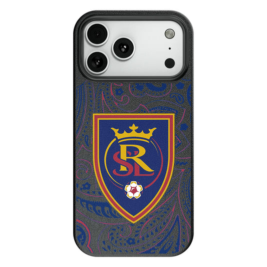 Real Salt Lake Paisley MagSafe Compatible Phone Case for Apple iPhone