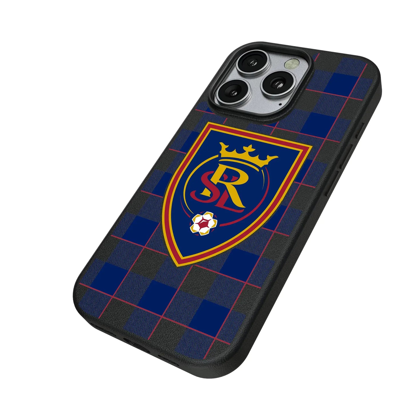 Real Salt Lake Plaid MagSafe Compatible Phone Case for Apple iPhone