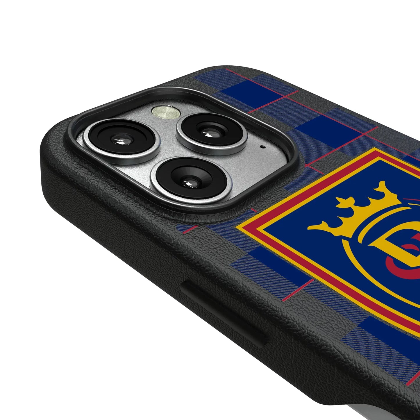Real Salt Lake Plaid MagSafe Compatible Phone Case for Apple iPhone