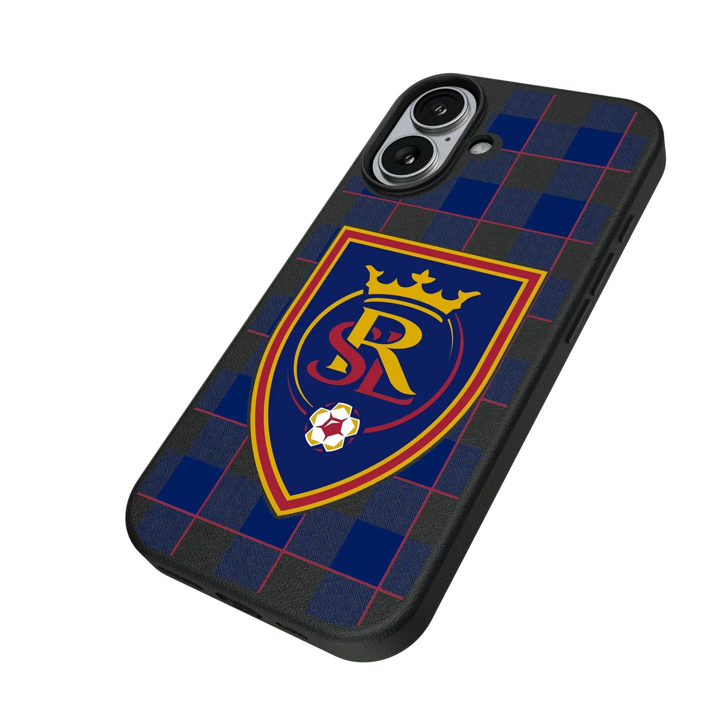 Real Salt Lake Plaid MagSafe Compatible Phone Case for Apple iPhone