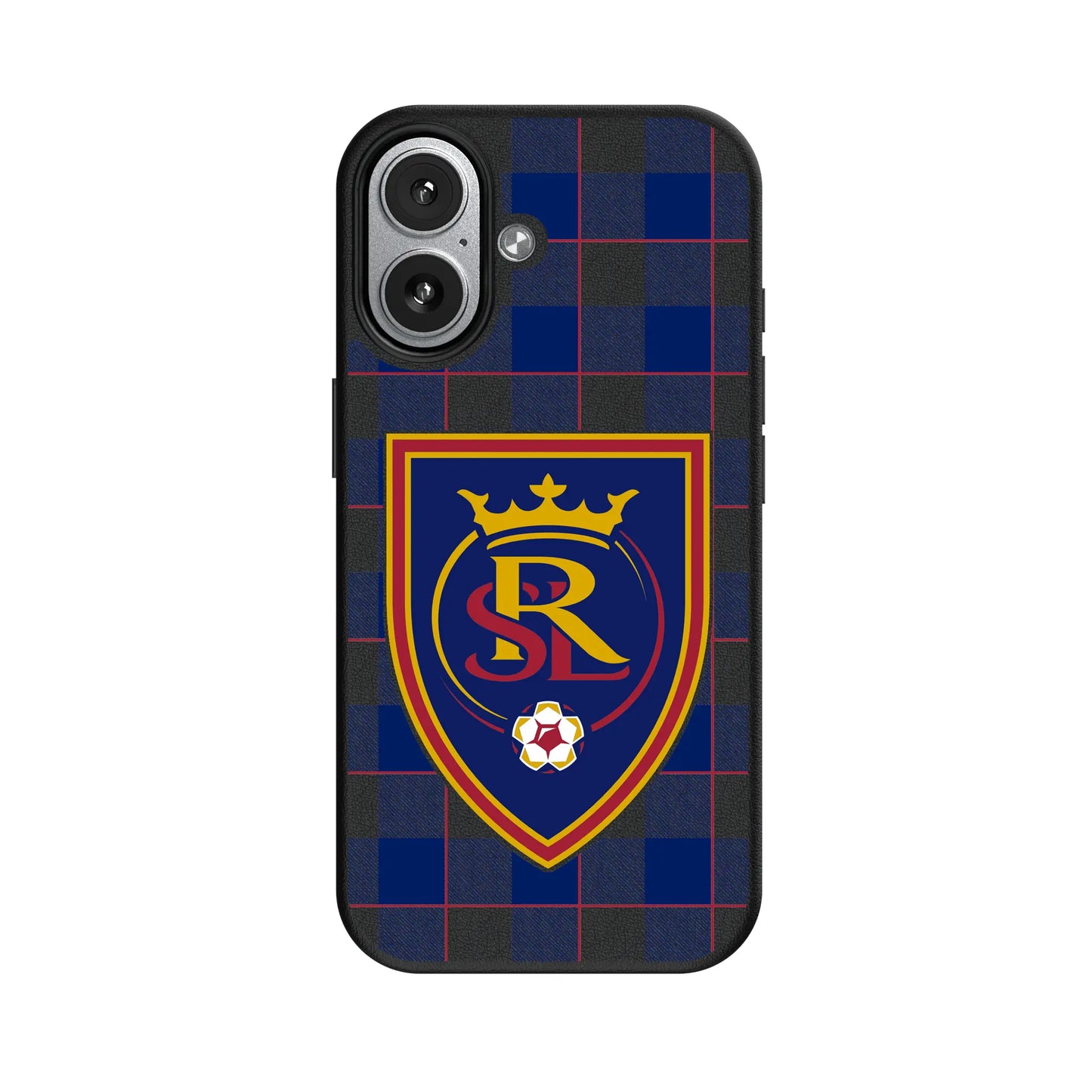 Real Salt Lake Plaid MagSafe Compatible Phone Case for Apple iPhone