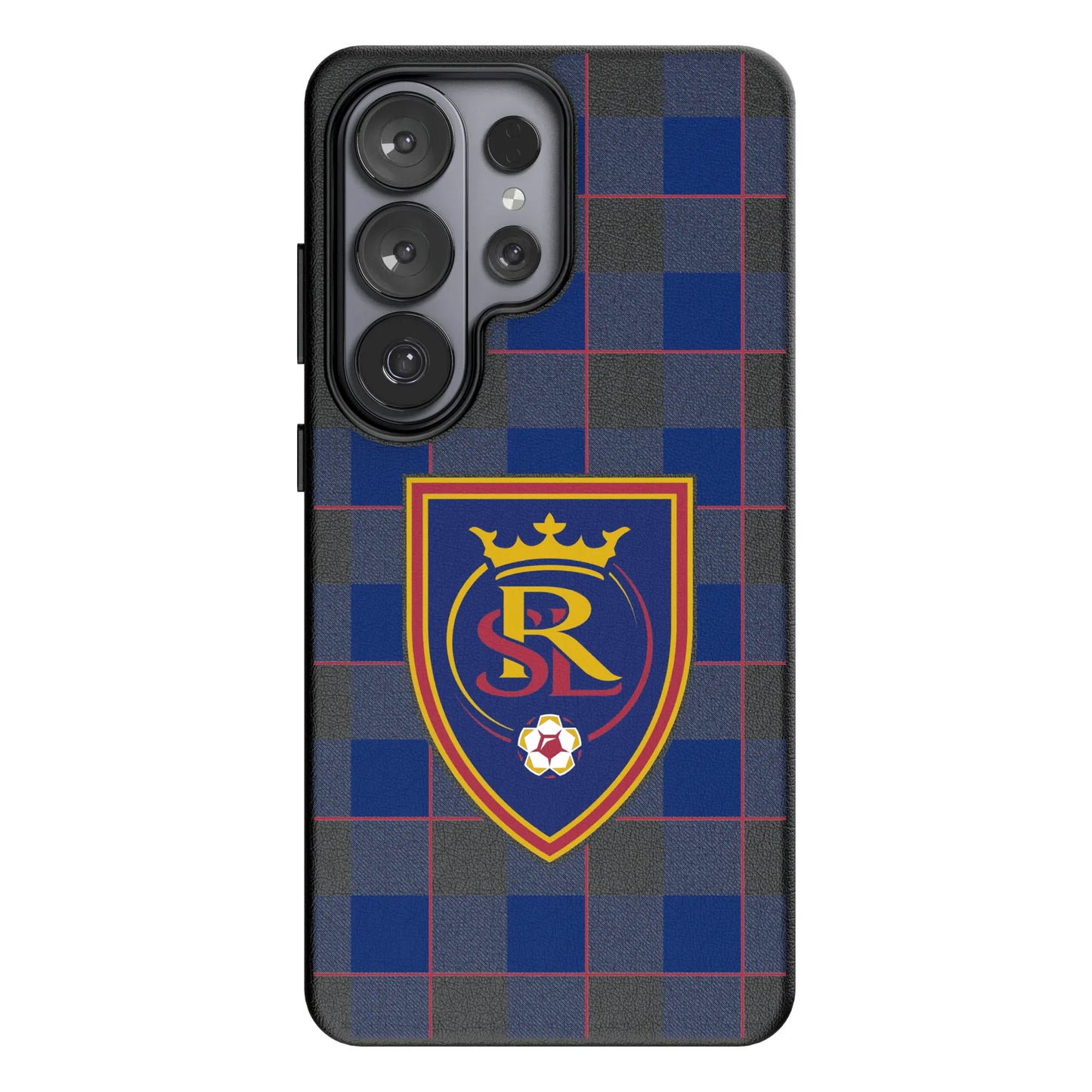 Real Salt Lake Plaid MagSafe Compatible Phone Case for Samsung Galaxy