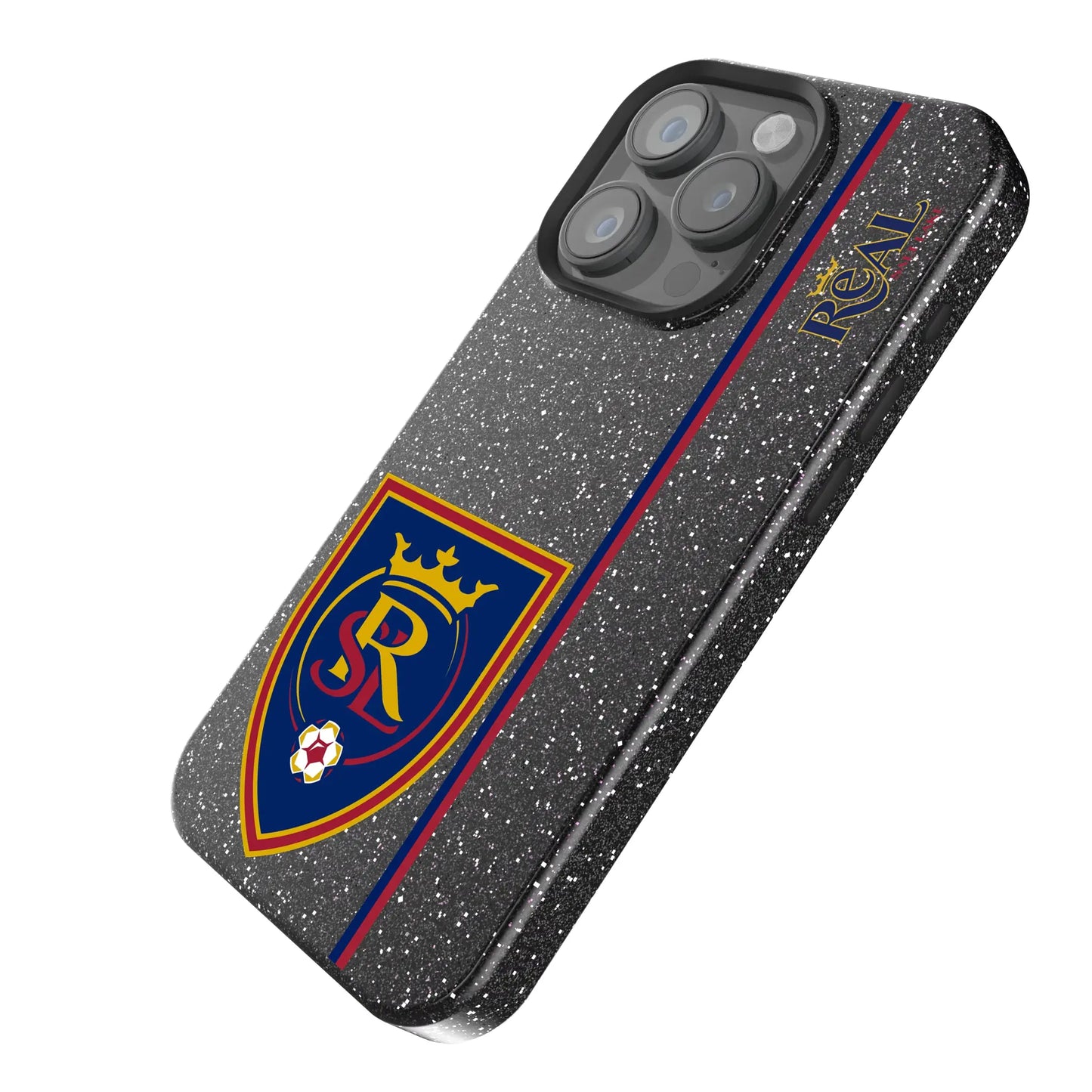 Real Salt Lake Sidebar Black Bling Phone Case for Apple iPhone