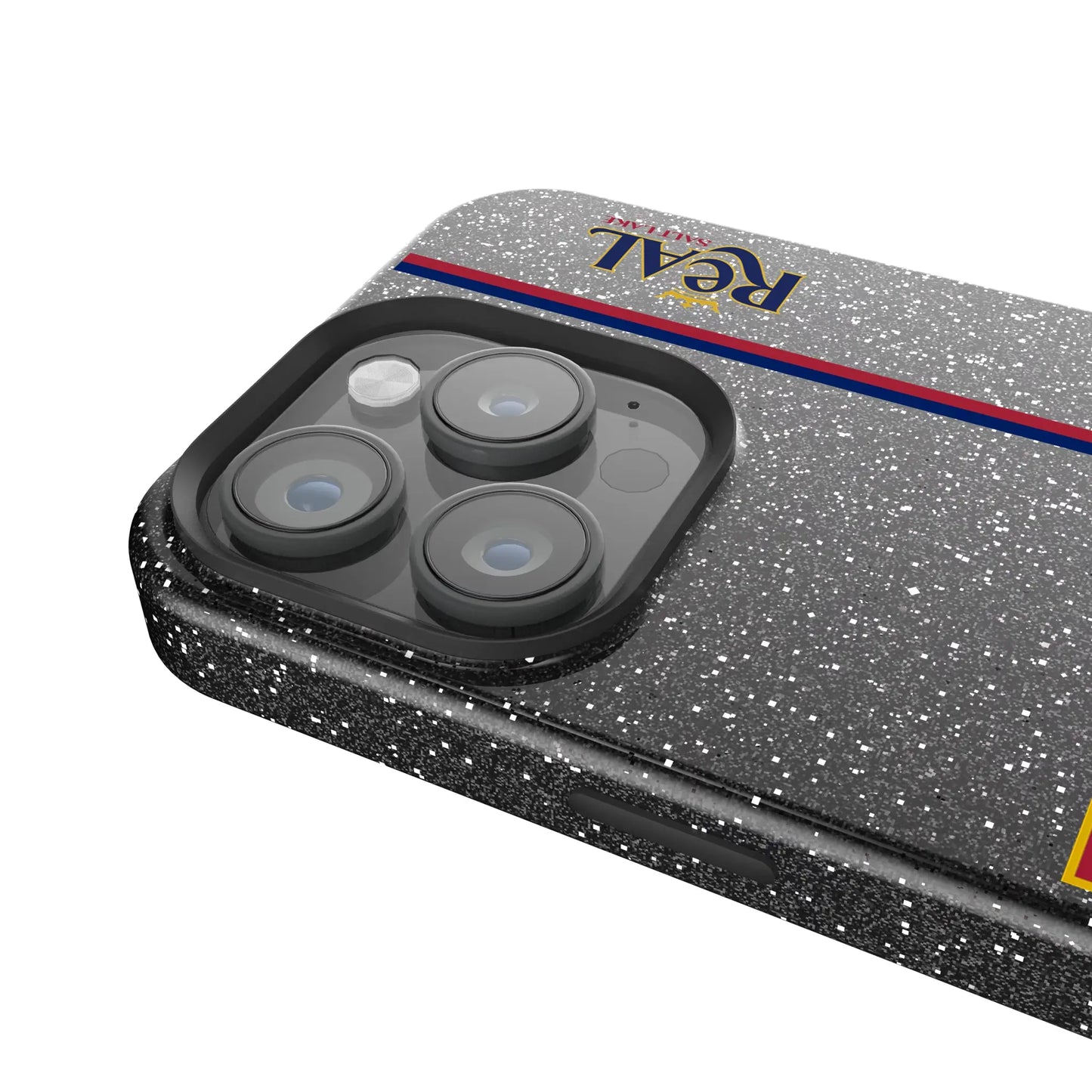 Real Salt Lake Sidebar Black Bling Phone Case for Apple iPhone