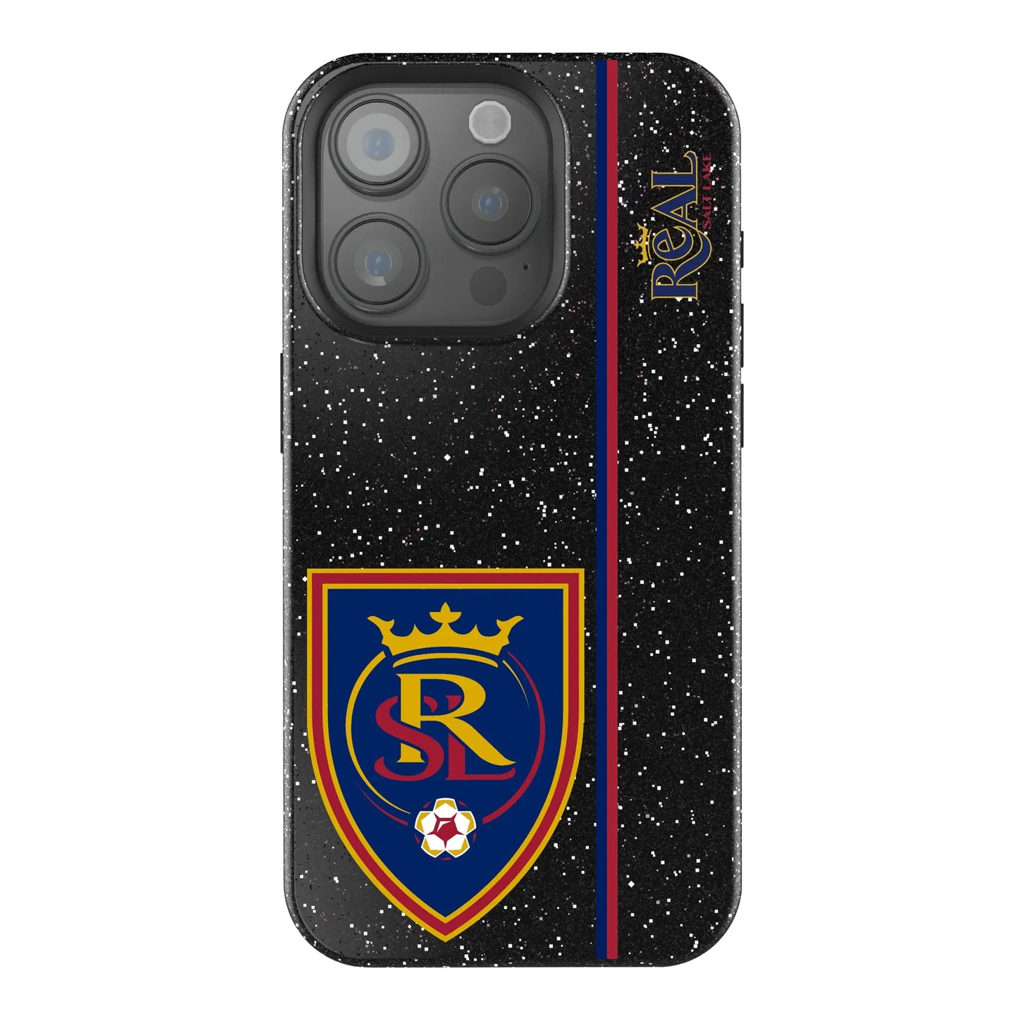 Real Salt Lake Sidebar Black Bling Phone Case for Apple iPhone