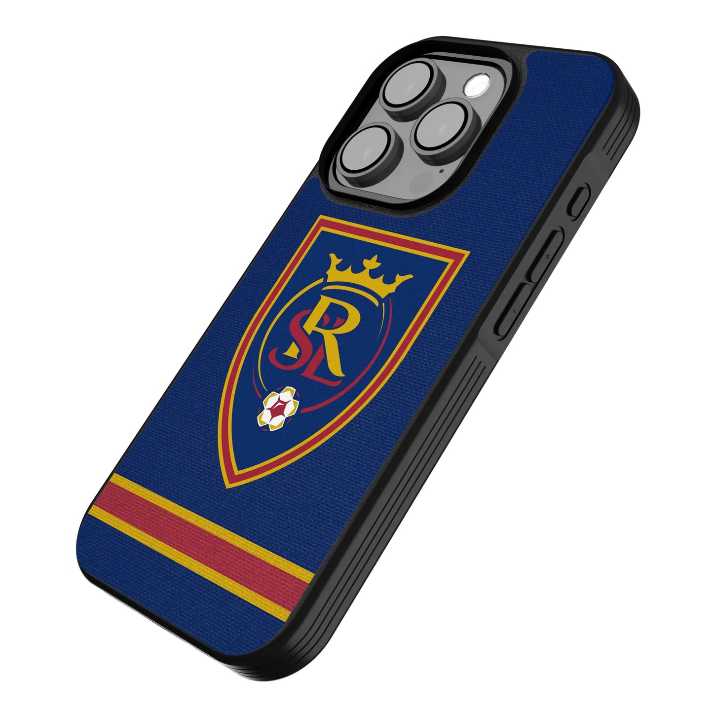 Real Salt Lake Stripe Bump Phone Case for Apple iPhone