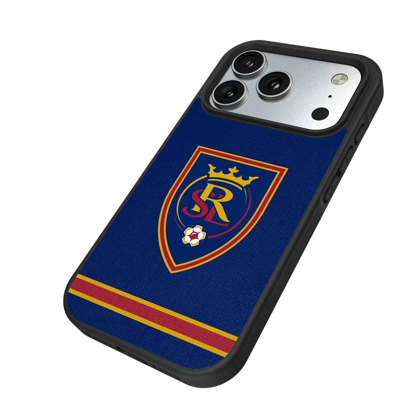 Real Salt Lake Stripe Bump Phone Case for Apple iPhone