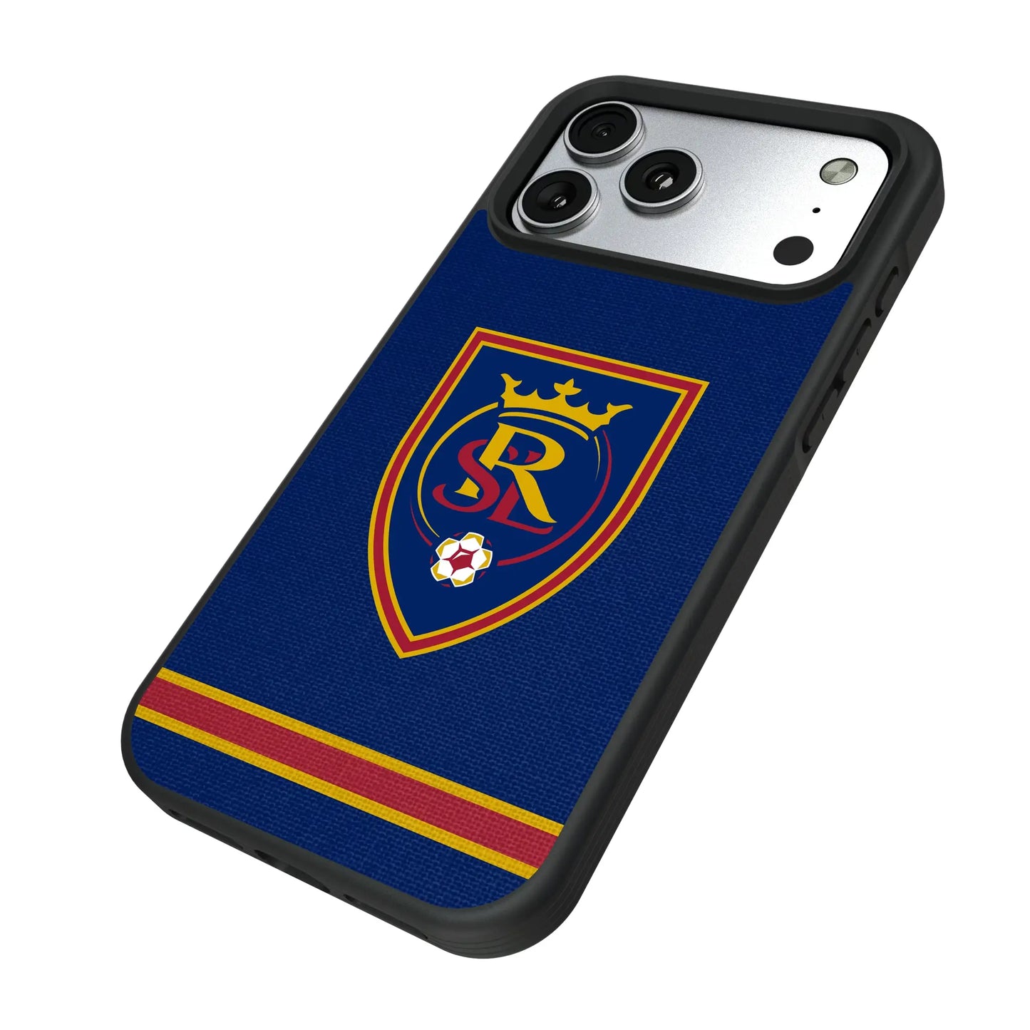 Real Salt Lake Stripe Bump Phone Case for Apple iPhone