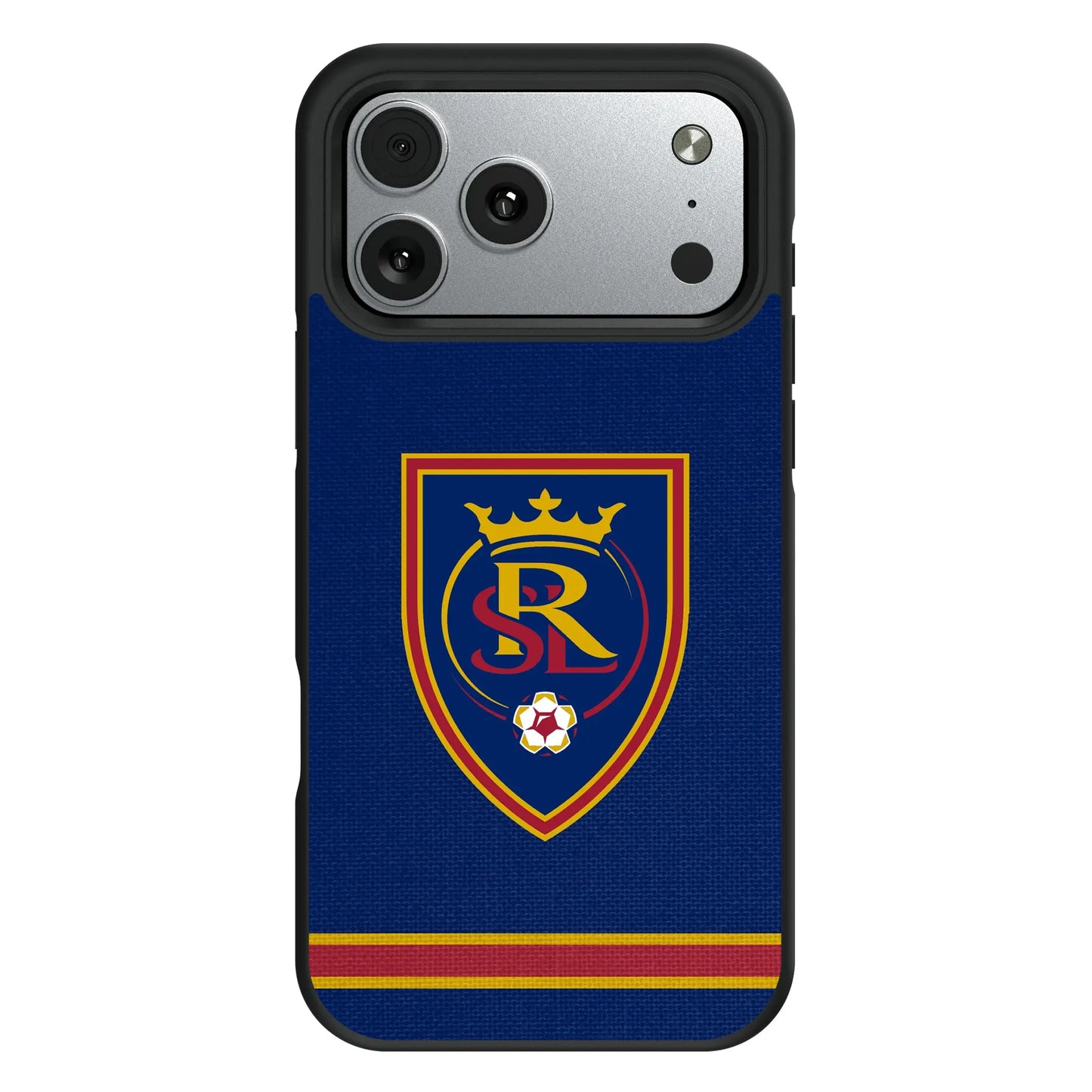 Real Salt Lake Stripe Bump Phone Case for Apple iPhone