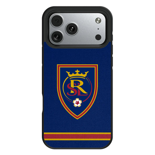 Real Salt Lake Stripe Bump Phone Case for Apple iPhone