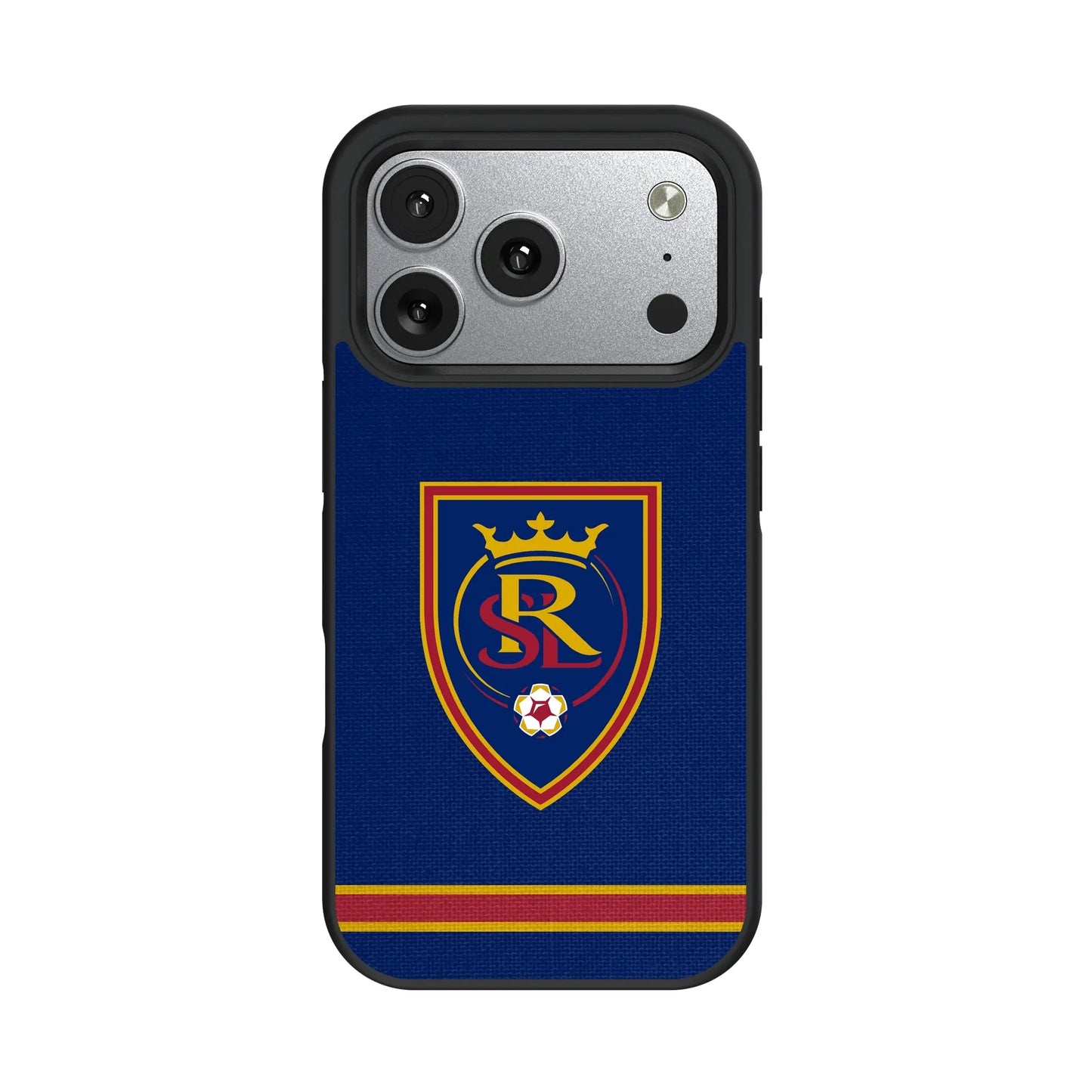 Real Salt Lake Stripe Bump Phone Case for Apple iPhone