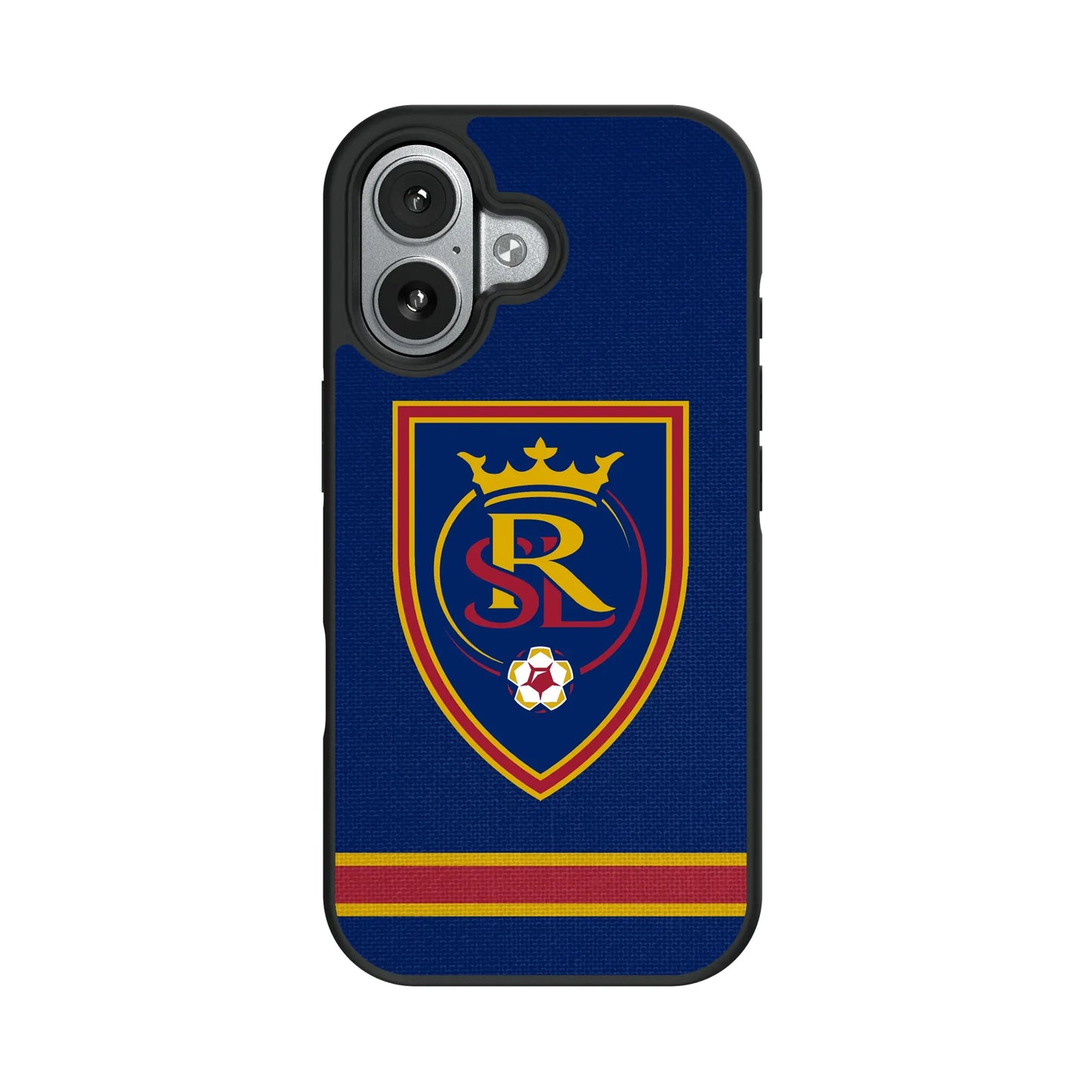 Real Salt Lake Stripe Bump Phone Case for Apple iPhone