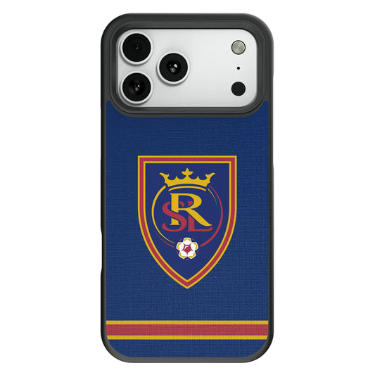 Real Salt Lake Stripe Bump Phone Case for Apple iPhone
