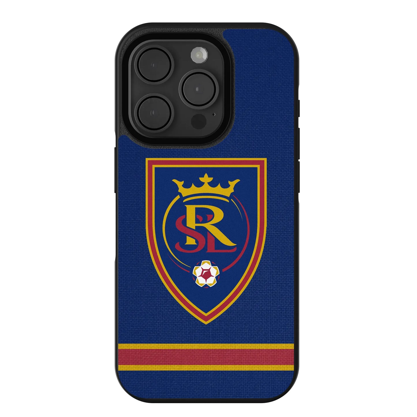 Real Salt Lake Stripe Bump Phone Case for Apple iPhone