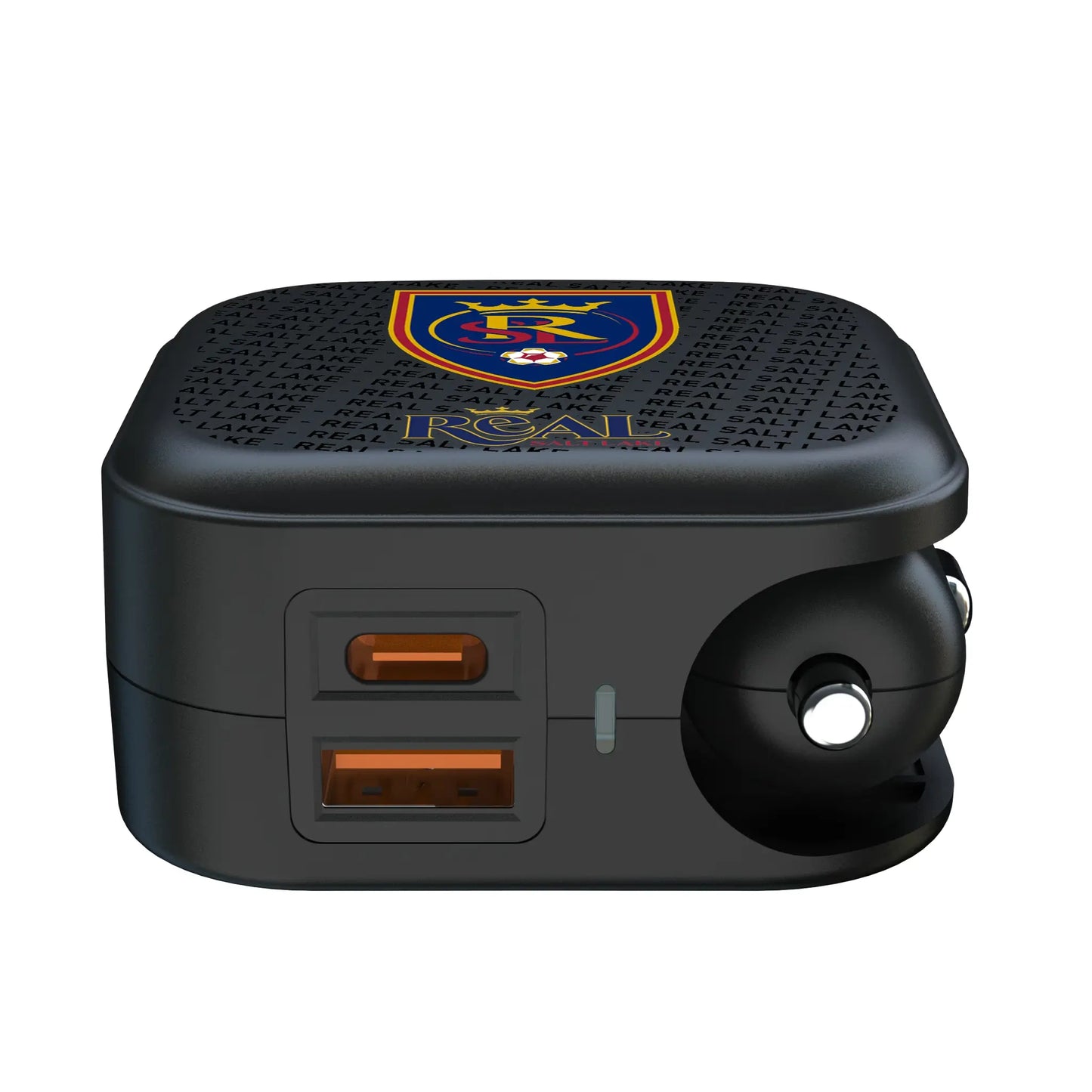 Real Salt Lake Text Backdrop 2 in 1 USB A/C Charger