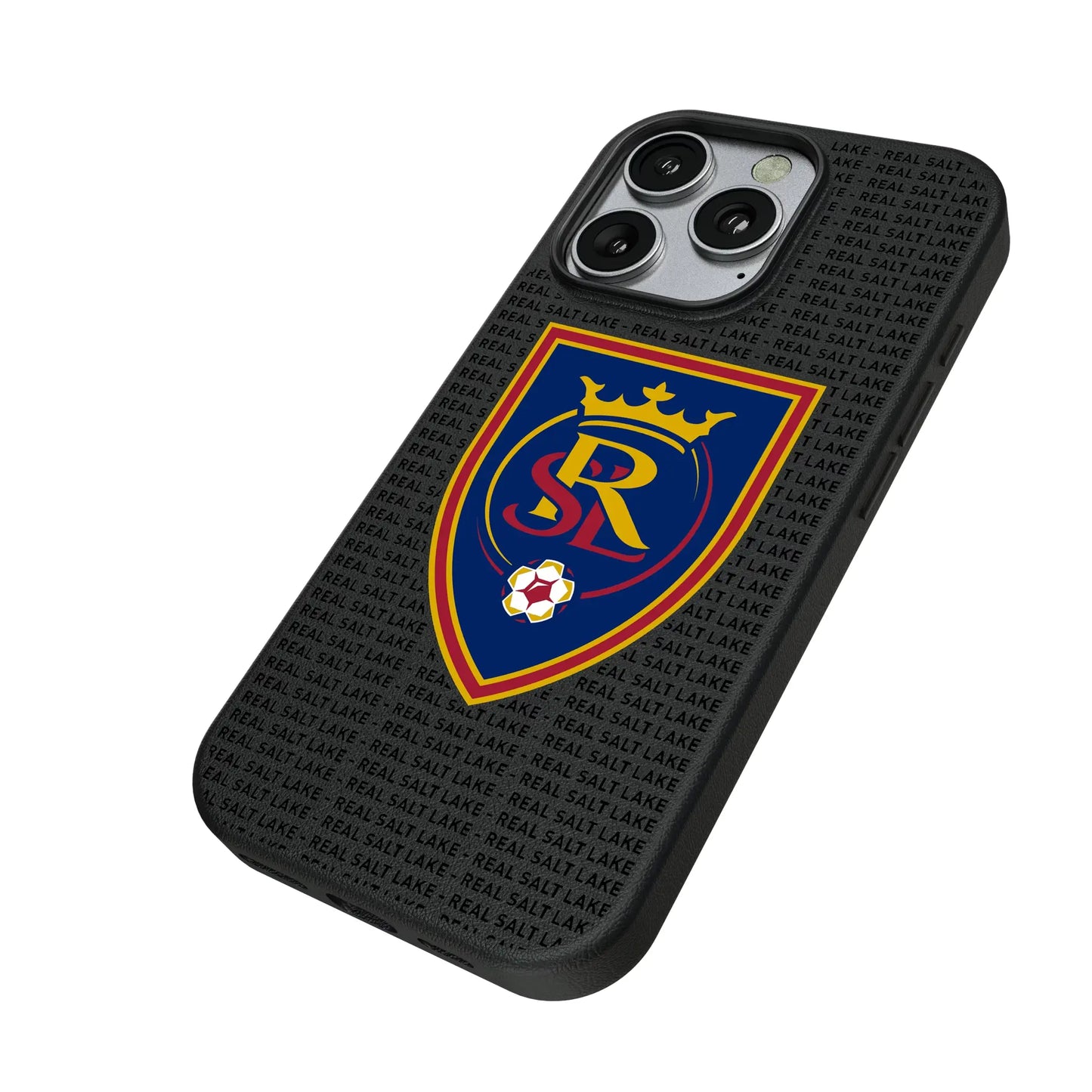 Real Salt Lake Text Backdrop MagSafe Compatible Phone Case for Apple iPhone