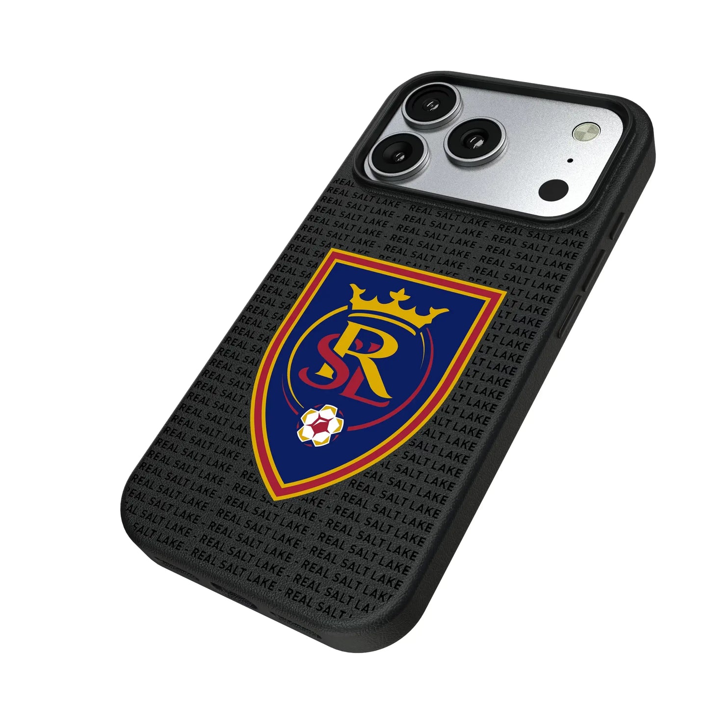Real Salt Lake Text Backdrop MagSafe Compatible Phone Case for Apple iPhone