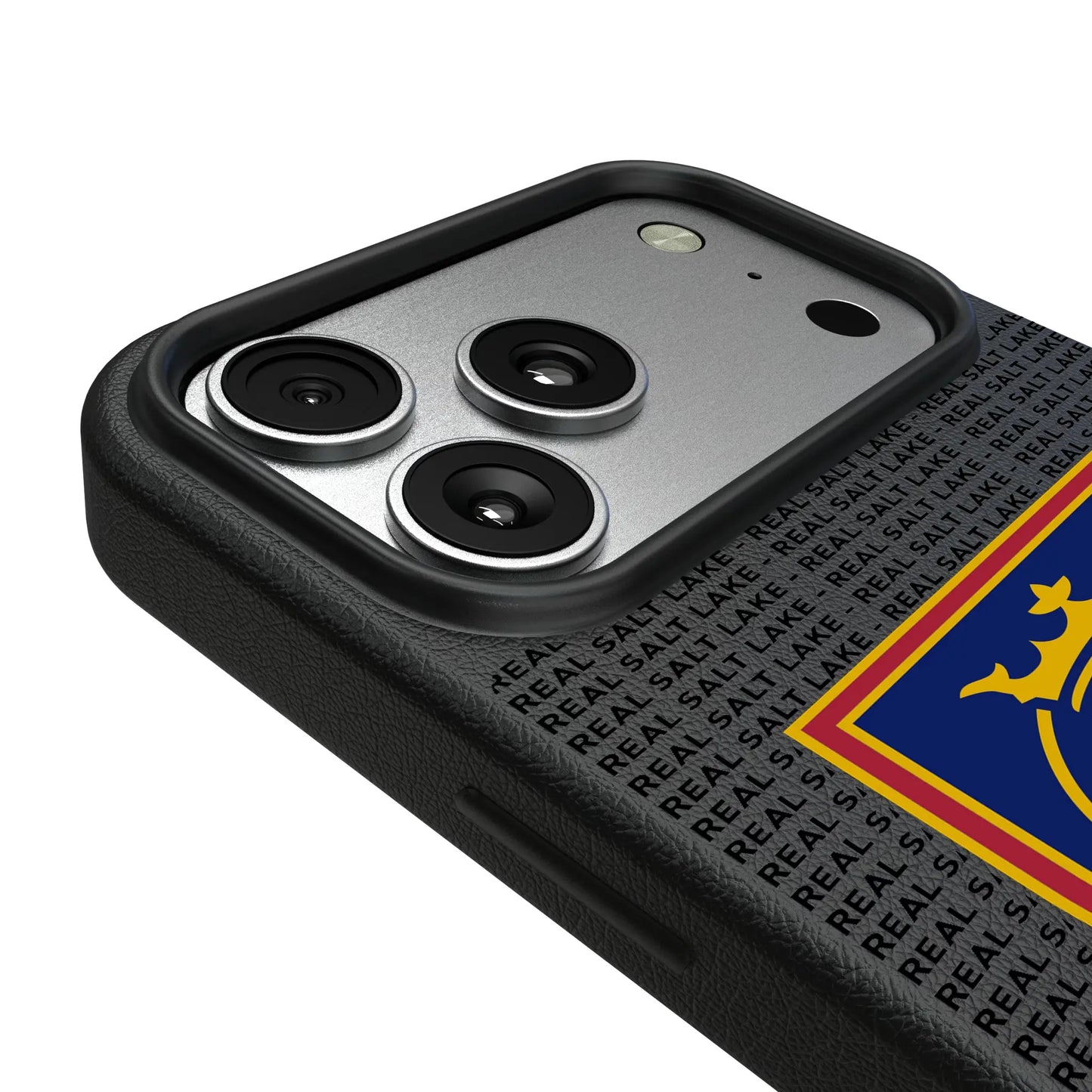 Real Salt Lake Text Backdrop MagSafe Compatible Phone Case for Apple iPhone