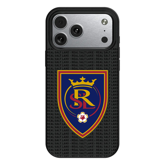 Real Salt Lake Text Backdrop MagSafe Compatible Phone Case for Apple iPhone
