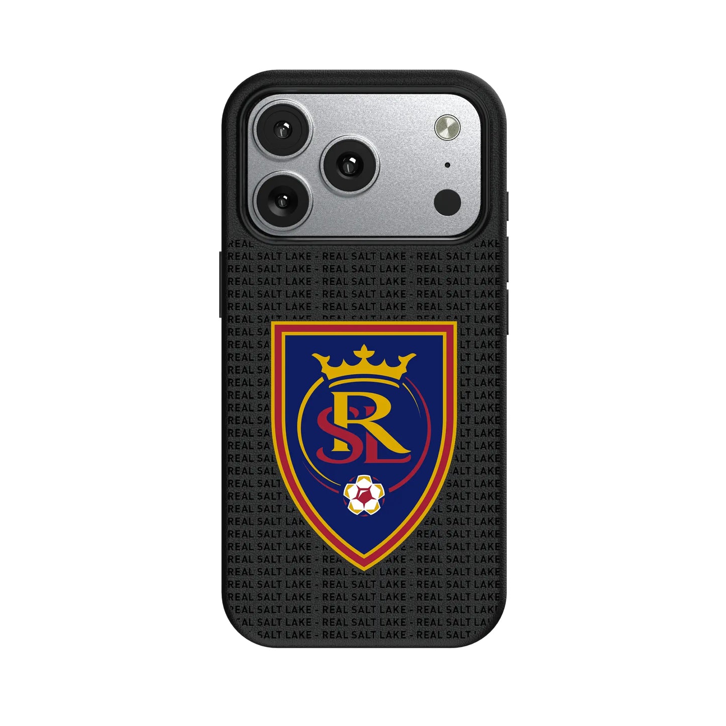 Real Salt Lake Text Backdrop MagSafe Compatible Phone Case for Apple iPhone