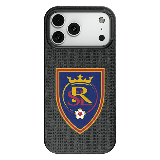 Real Salt Lake Text Backdrop MagSafe Compatible Phone Case for Apple iPhone
