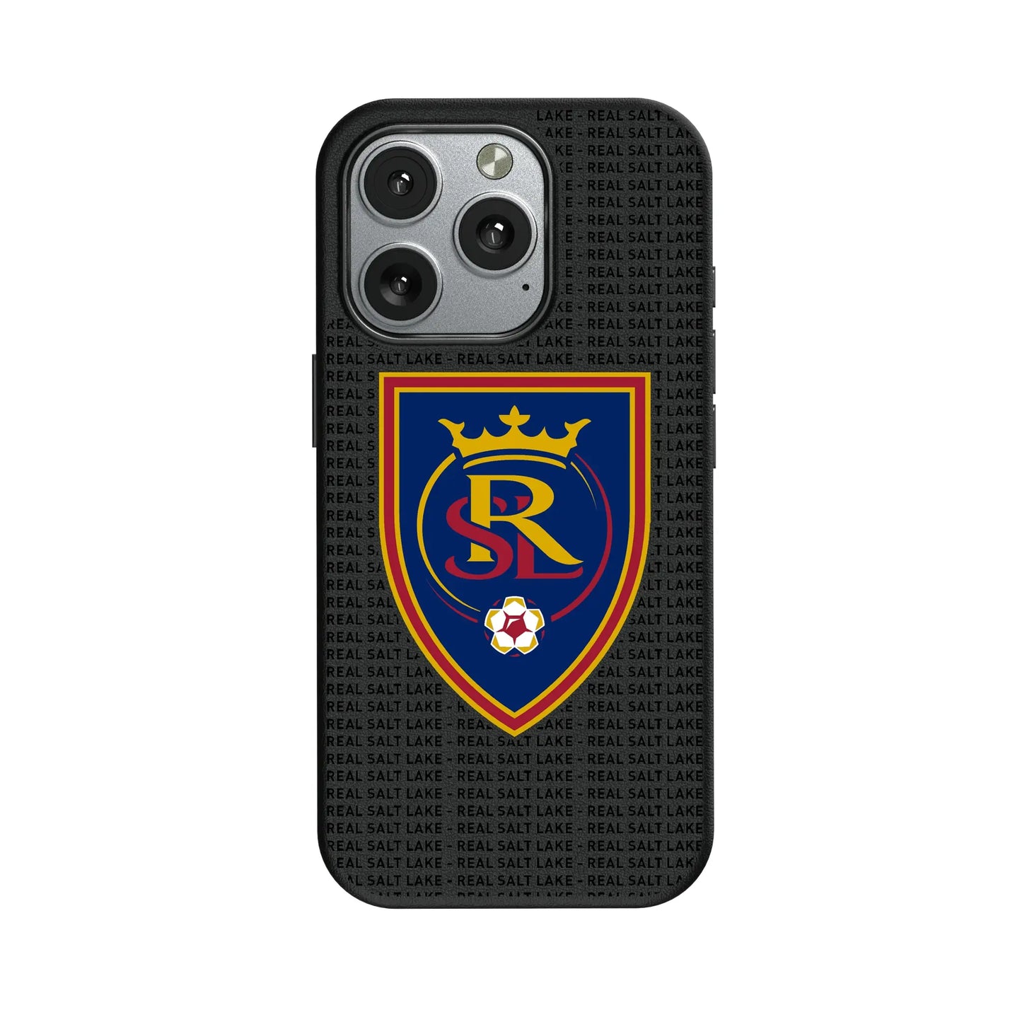 Real Salt Lake Text Backdrop MagSafe Compatible Phone Case for Apple iPhone