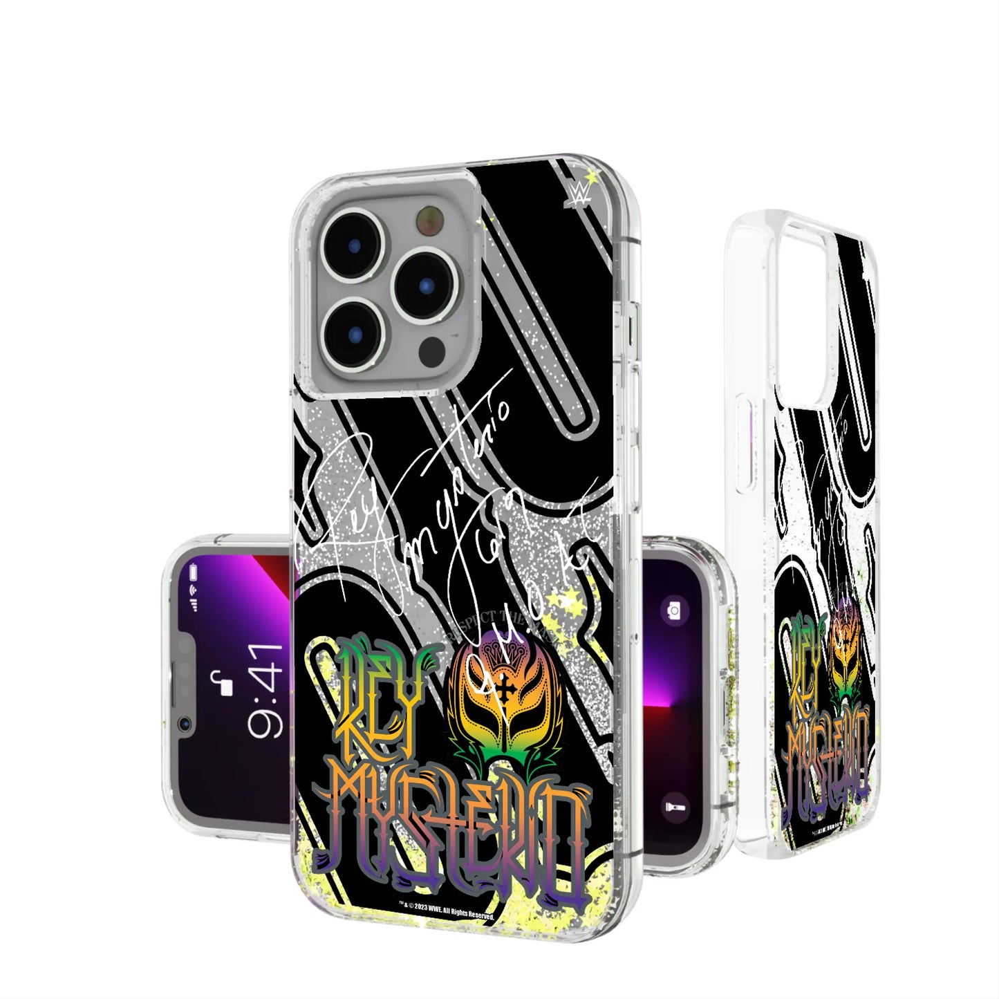 Rey Mysterio Impact Glitter Phone Case for Apple iPhone