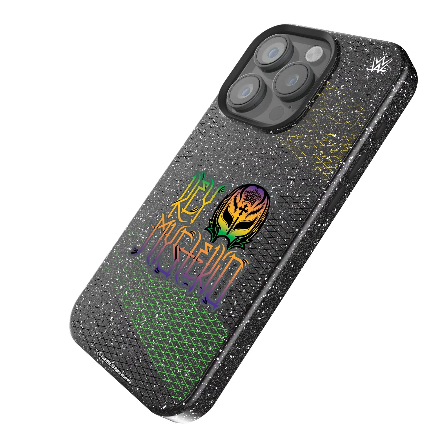 Rey Mysterio Steel Black Bling Phone Case for Apple iPhone