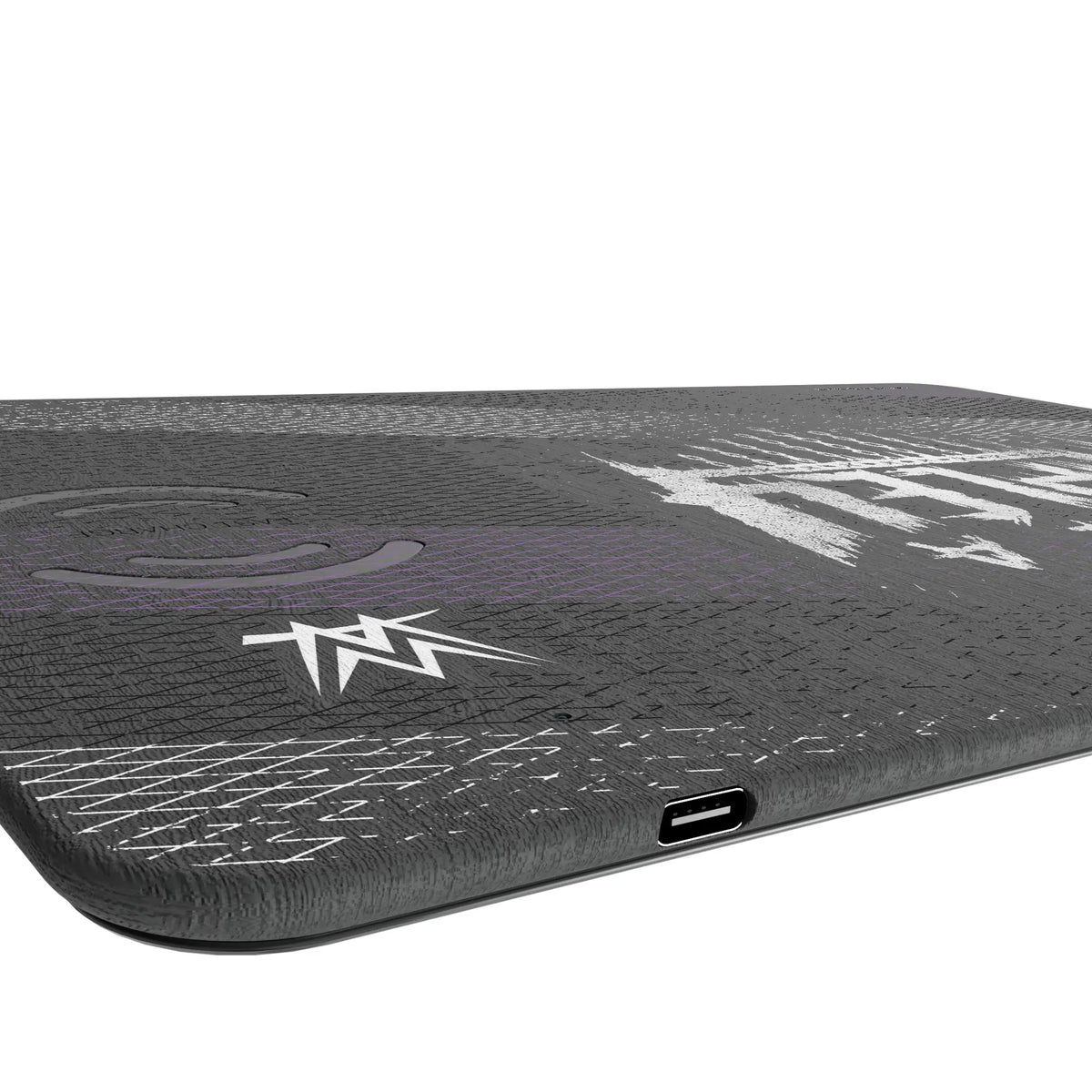 Rhea Ripley Steel 15-Watt Wireless Charger and Mouse Pad