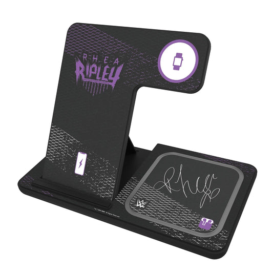 Rhea Ripley Steel 3 in 1 Charging Station