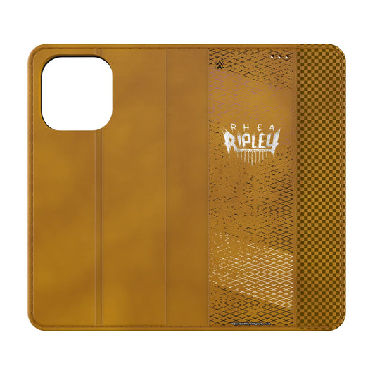 Rhea Ripley Steel Folio Phone Case for Apple iPhone